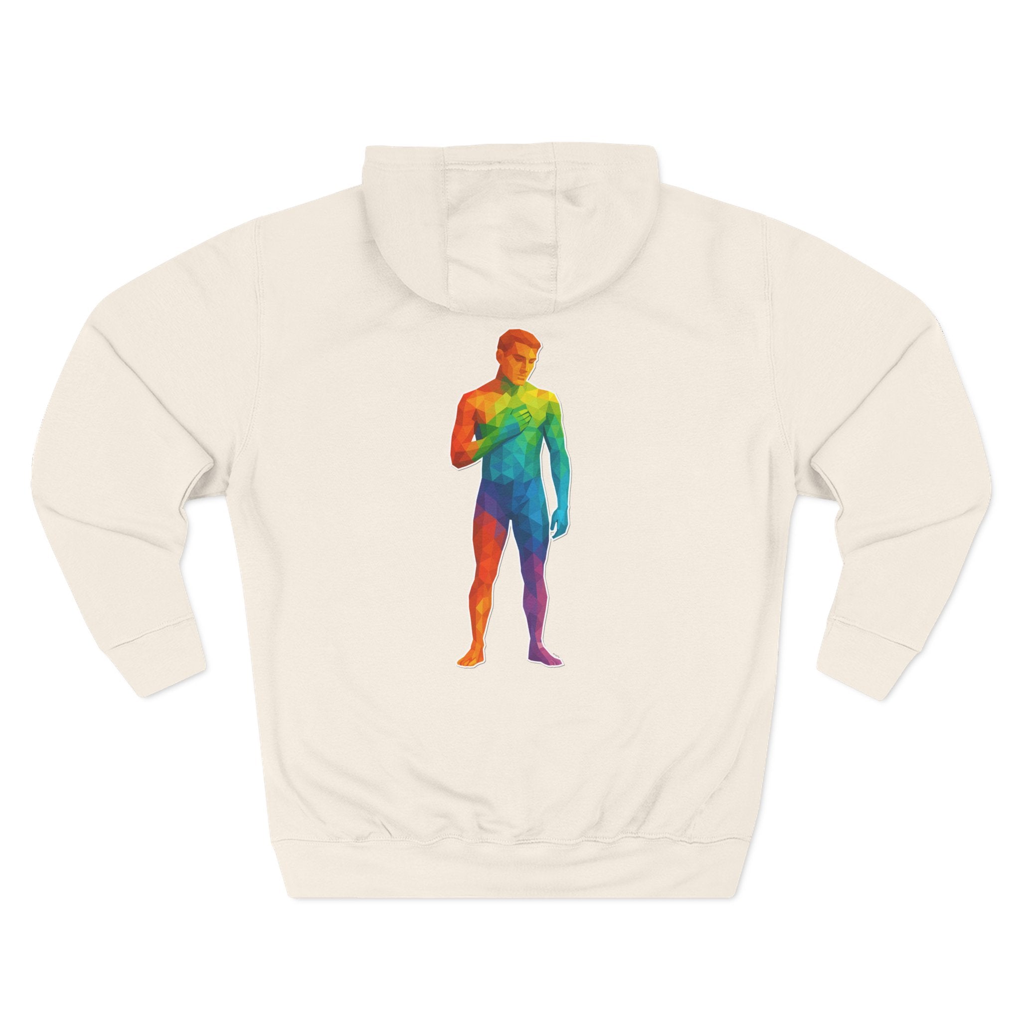 Geometric Pride Twink - Three-Panel Fleece Hoodie