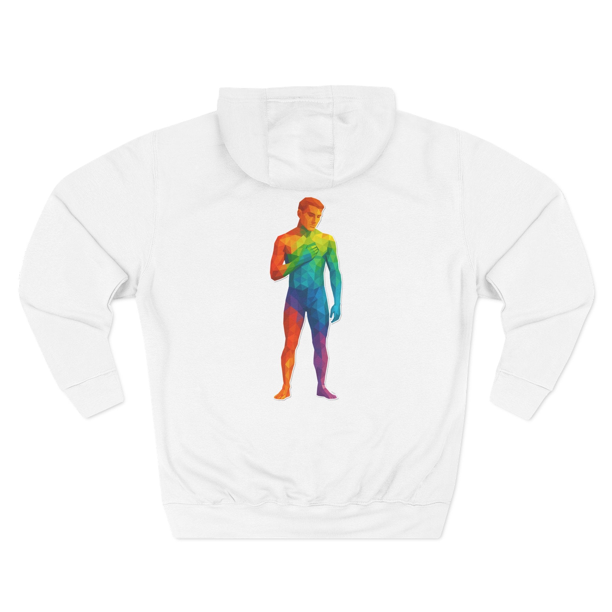 Geometric Pride Twink - Three-Panel Fleece Hoodie