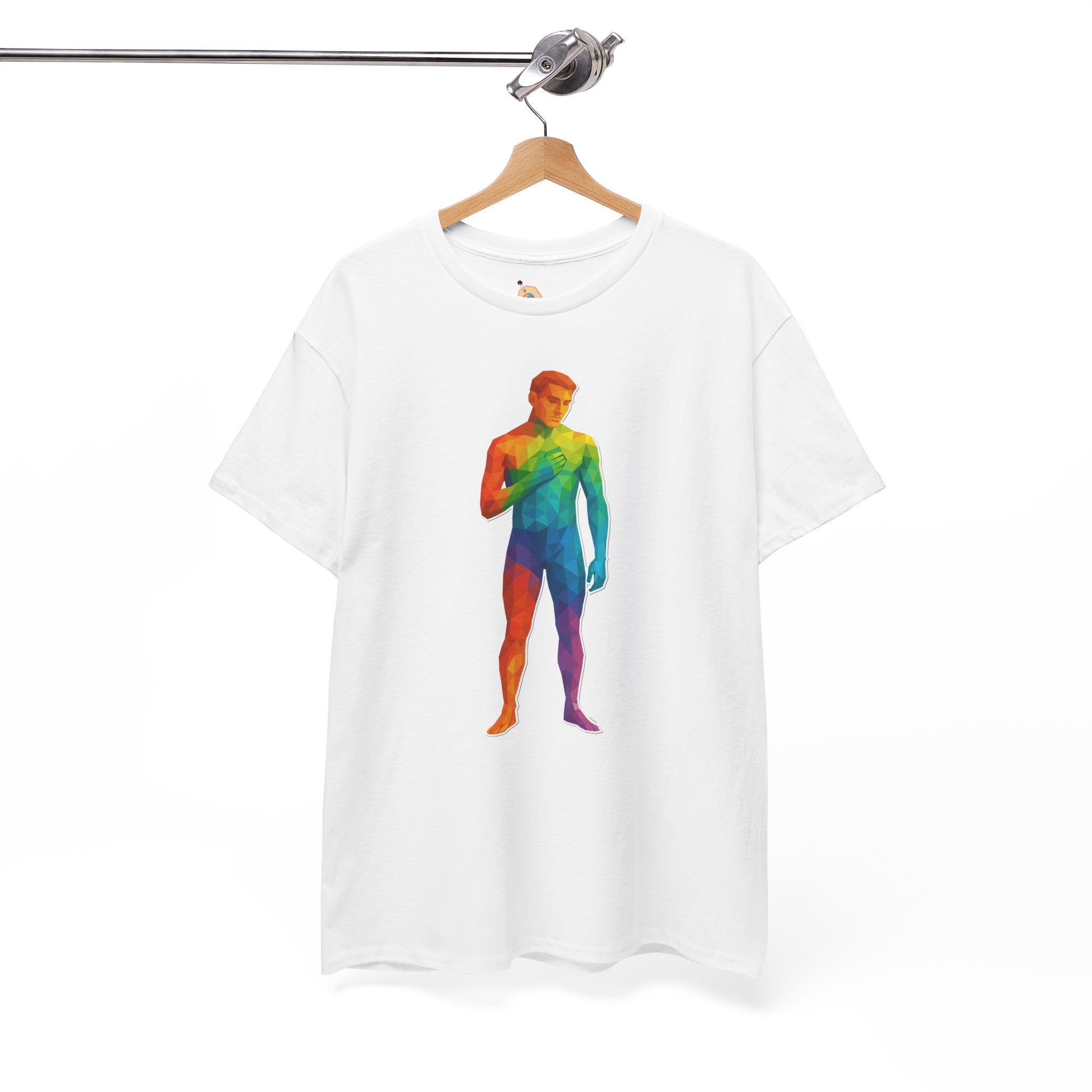 Geometric Pride Twink - Unisex Heavy Cotton Shirt