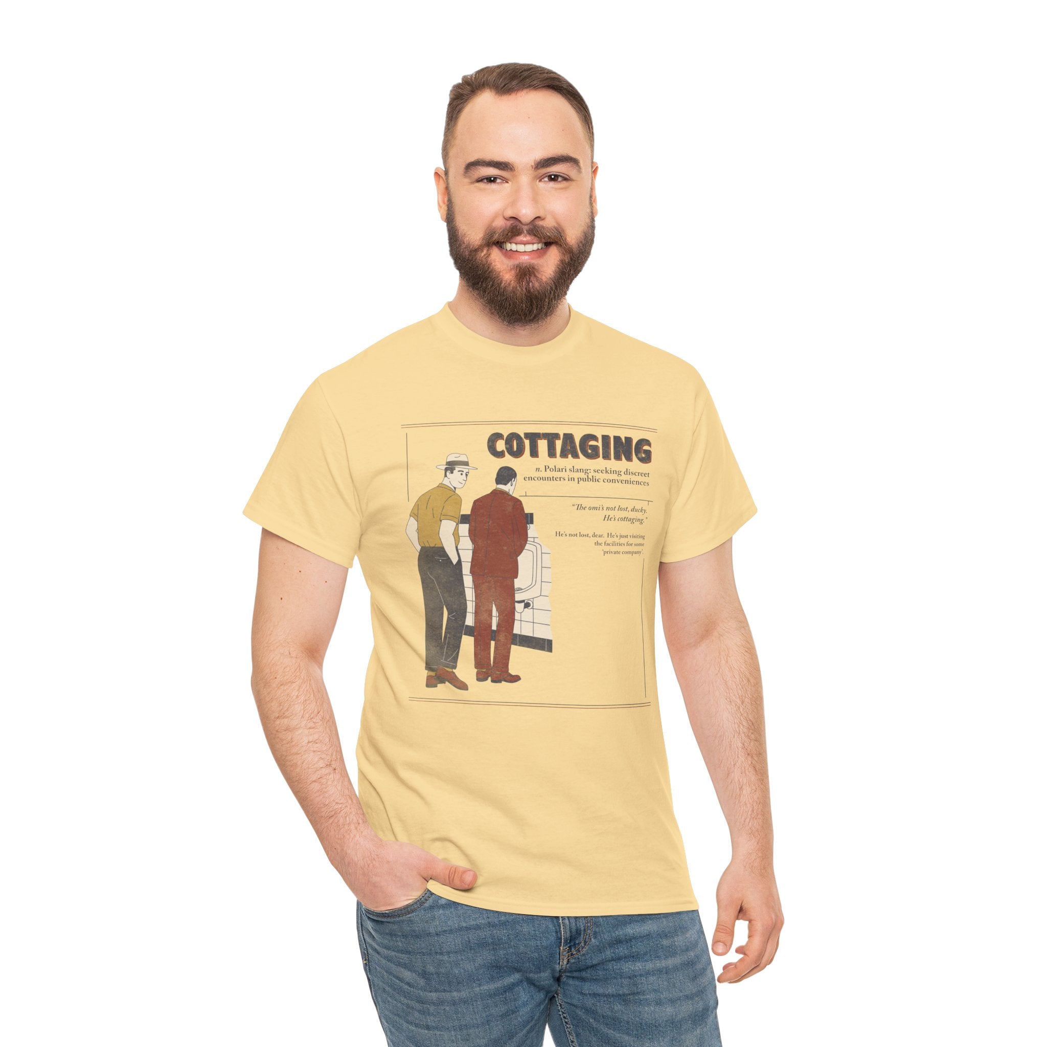 Polari: Cottaging - Unisex Heavy Cotton Shirt