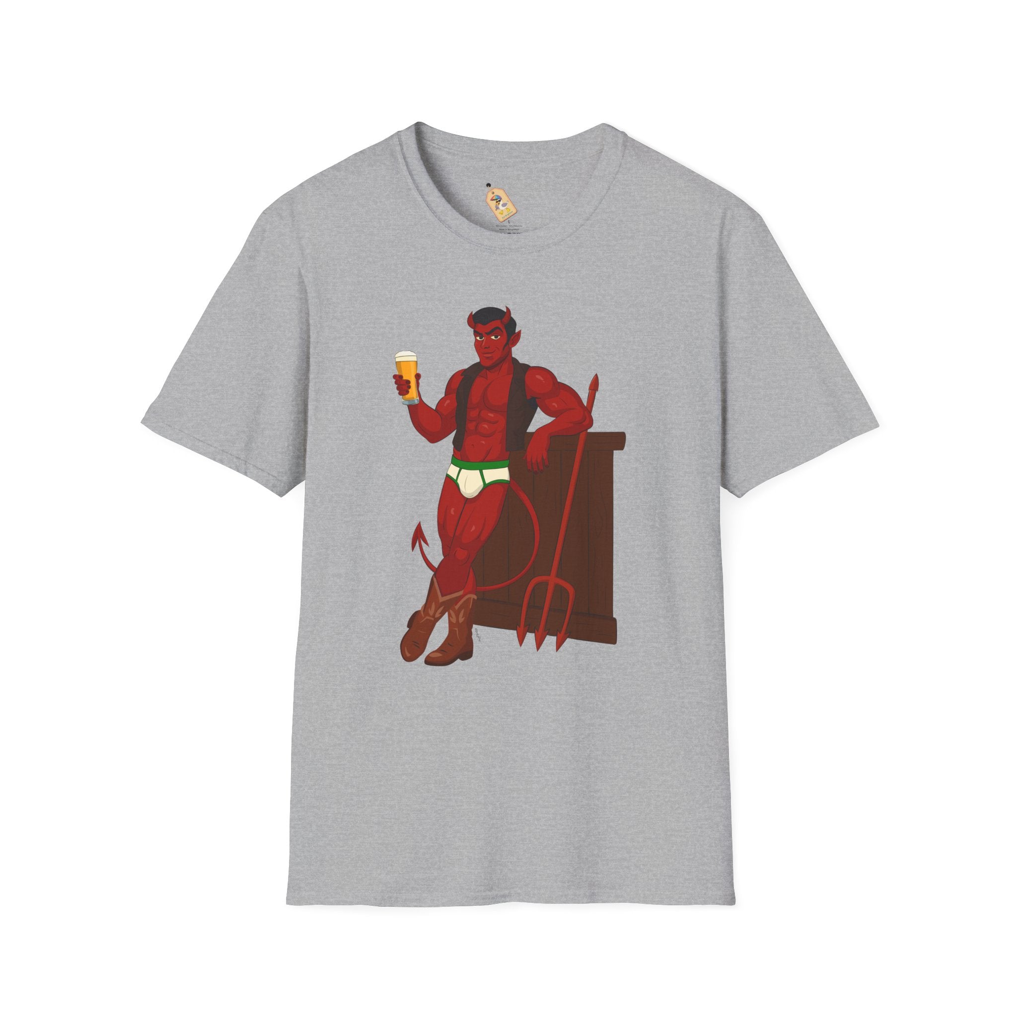 Saddle Up, Devil - Unisex Softstyle T-Shirt