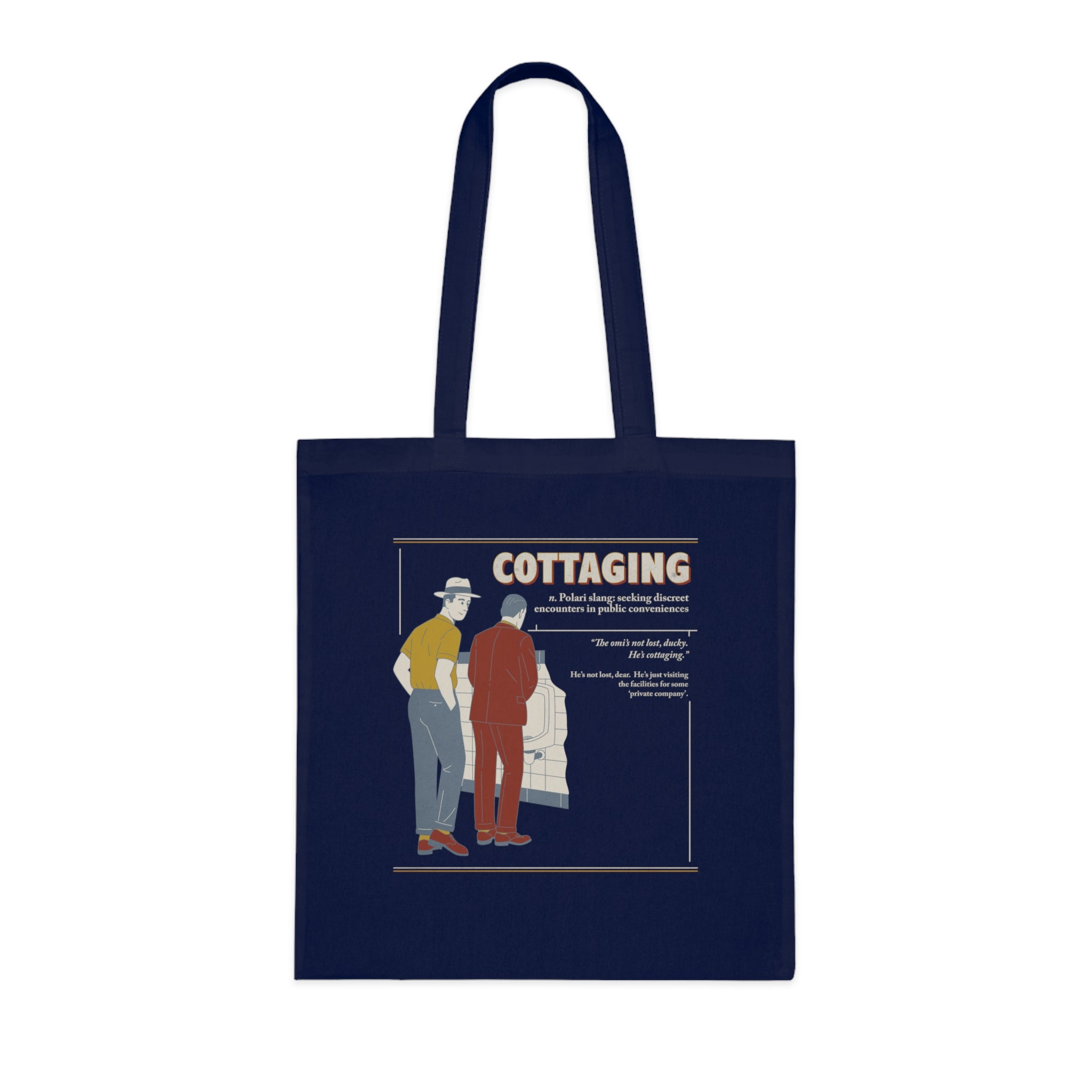 Polari: Cottaging - Cotton Tote Bag