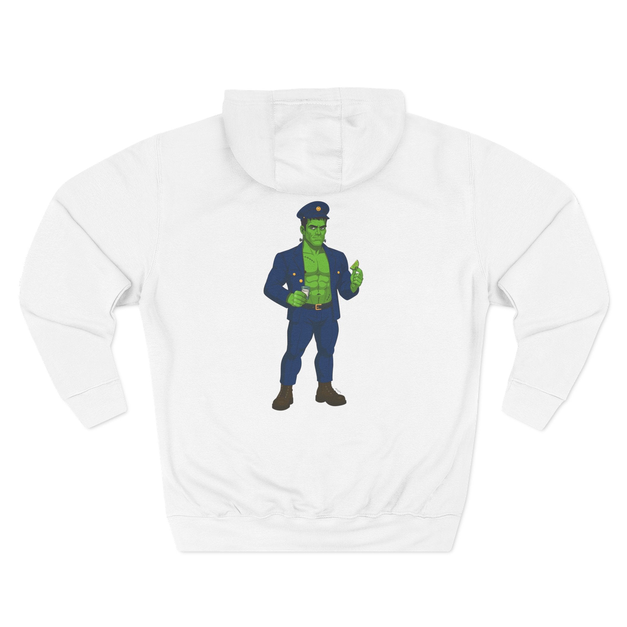 Major Frank N. Stein - Three-Panel Fleece Hoodie