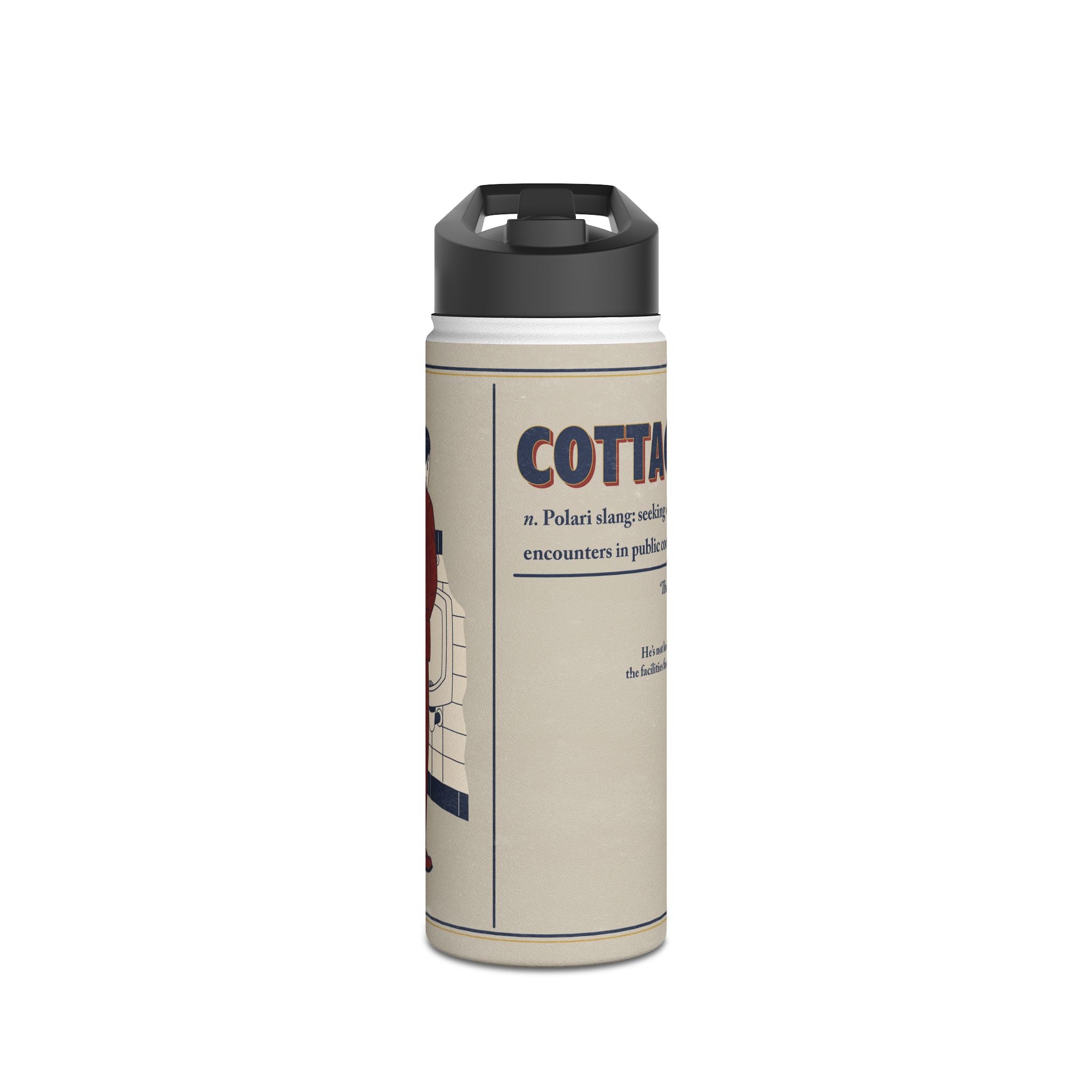 Polari: Cottaging. Stainless Steel Water Bottle