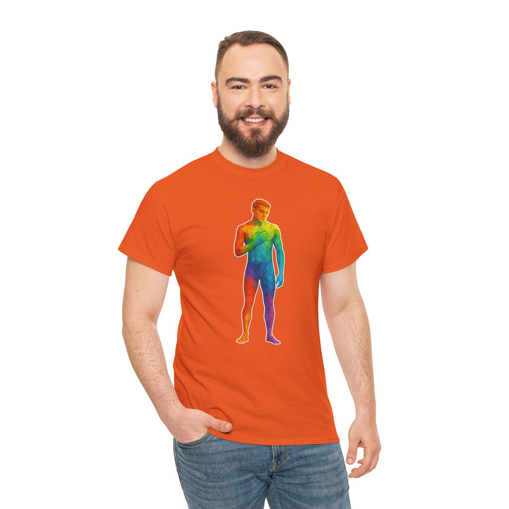 Geometric Pride Twink - Unisex Heavy Cotton Shirt