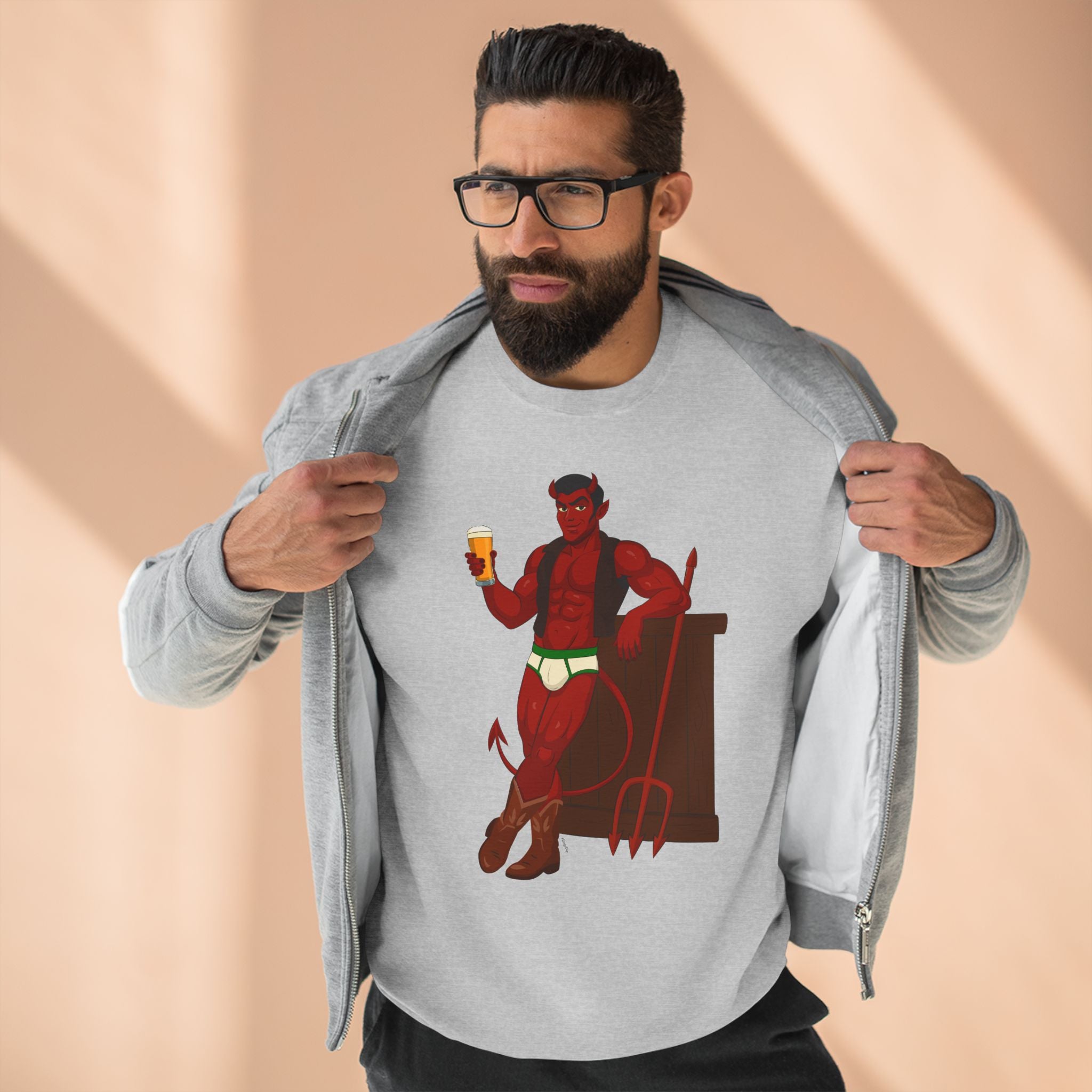 Saddle Up, Devil - Unisex Crewneck Sweatshirt