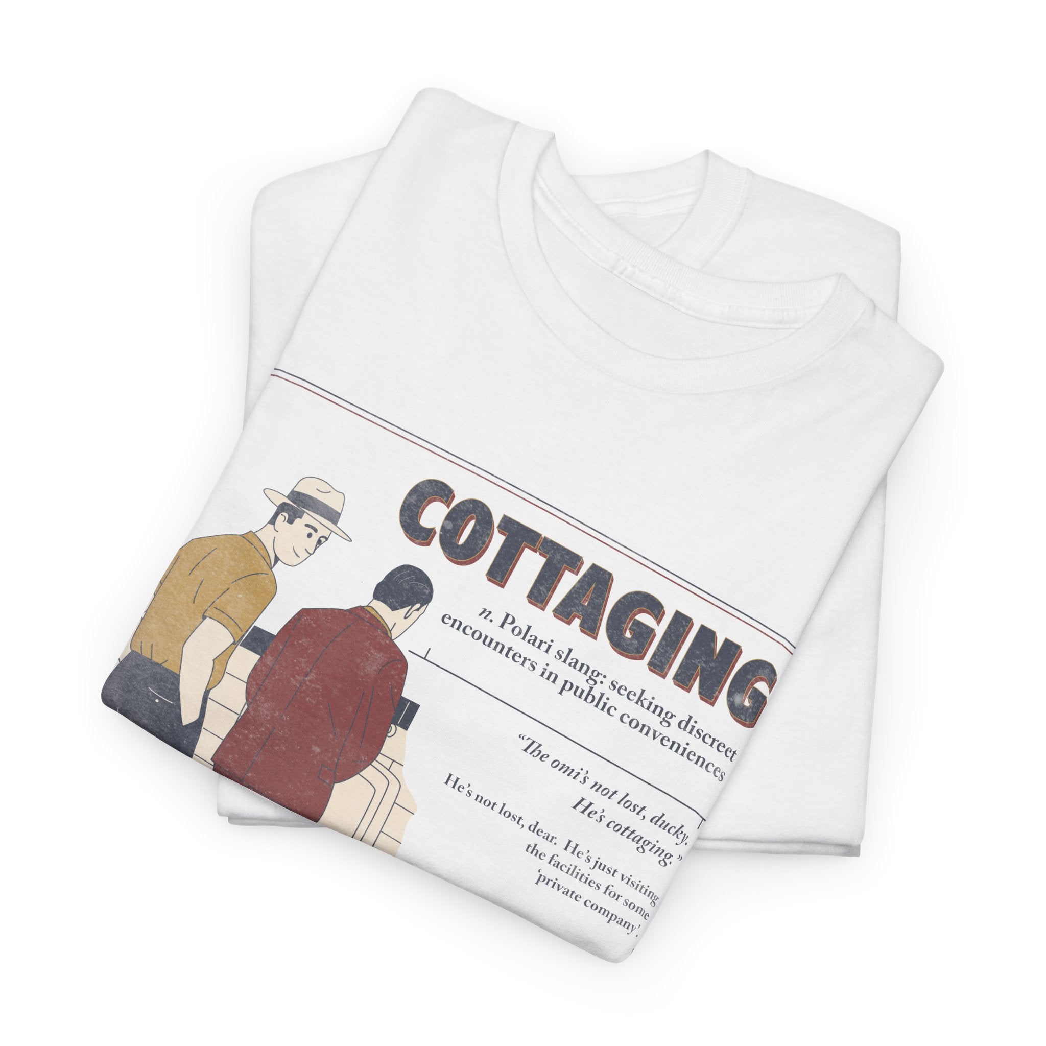 Polari: Cottaging - Unisex Heavy Cotton Shirt