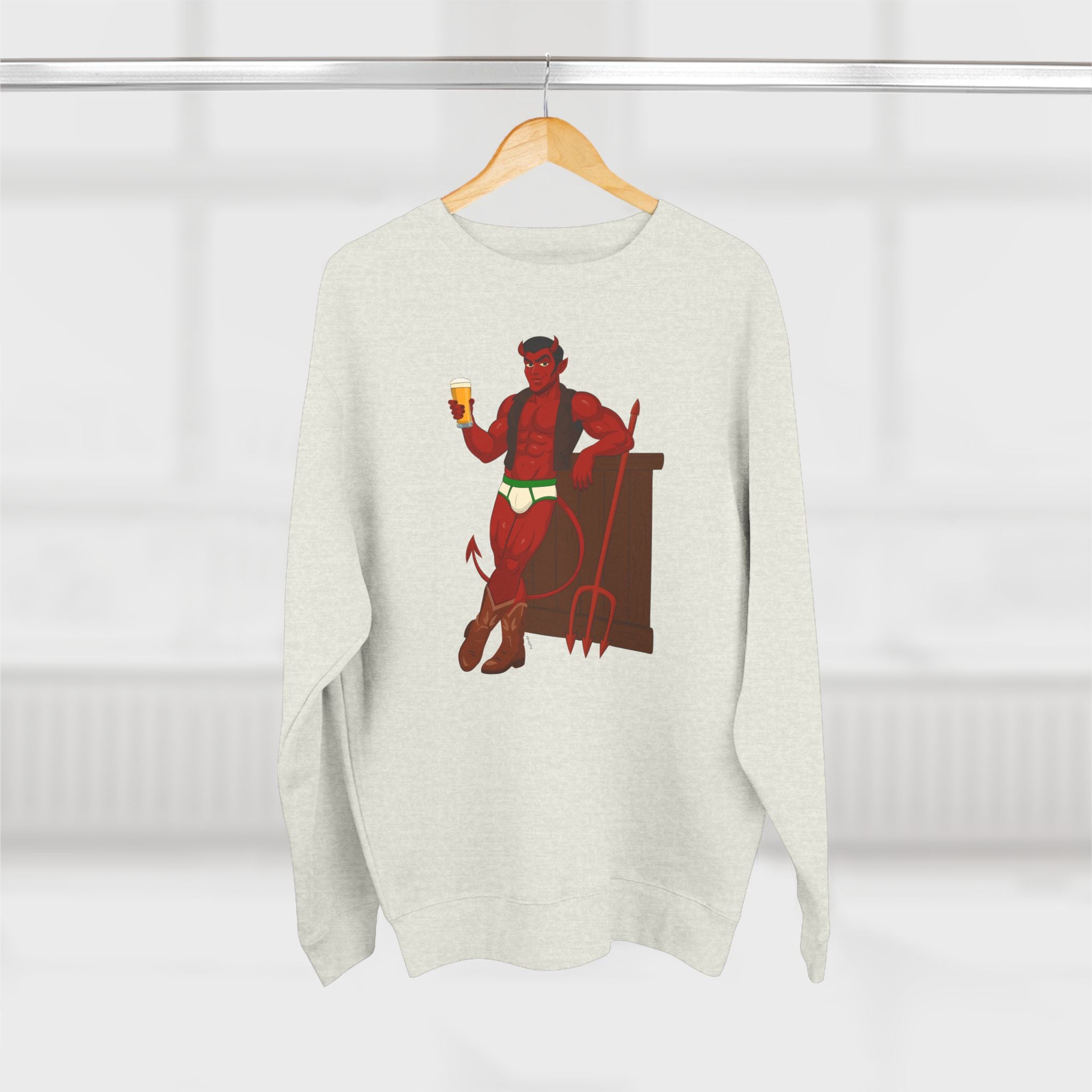 Saddle Up, Devil - Unisex Crewneck Sweatshirt