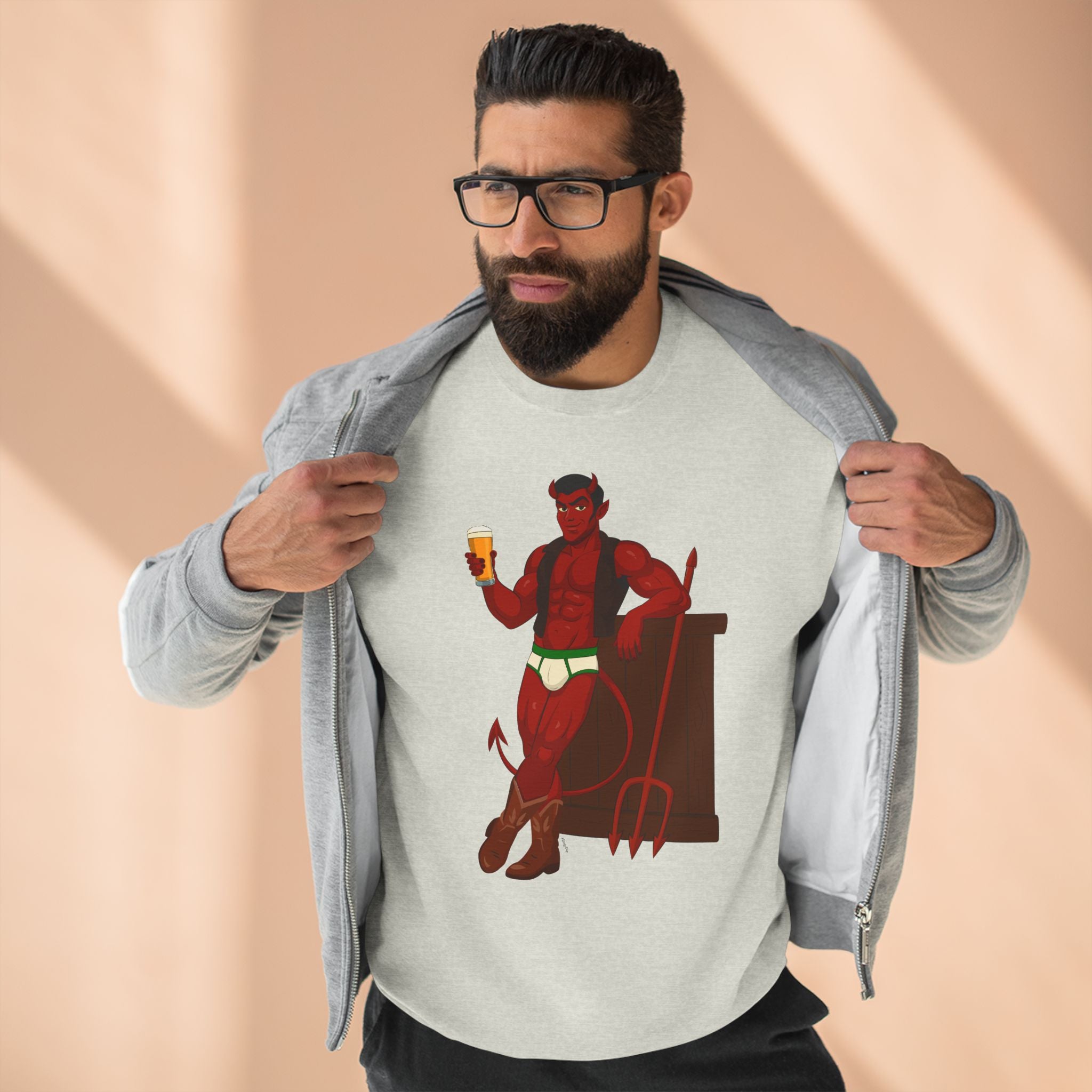 Saddle Up, Devil - Unisex Crewneck Sweatshirt