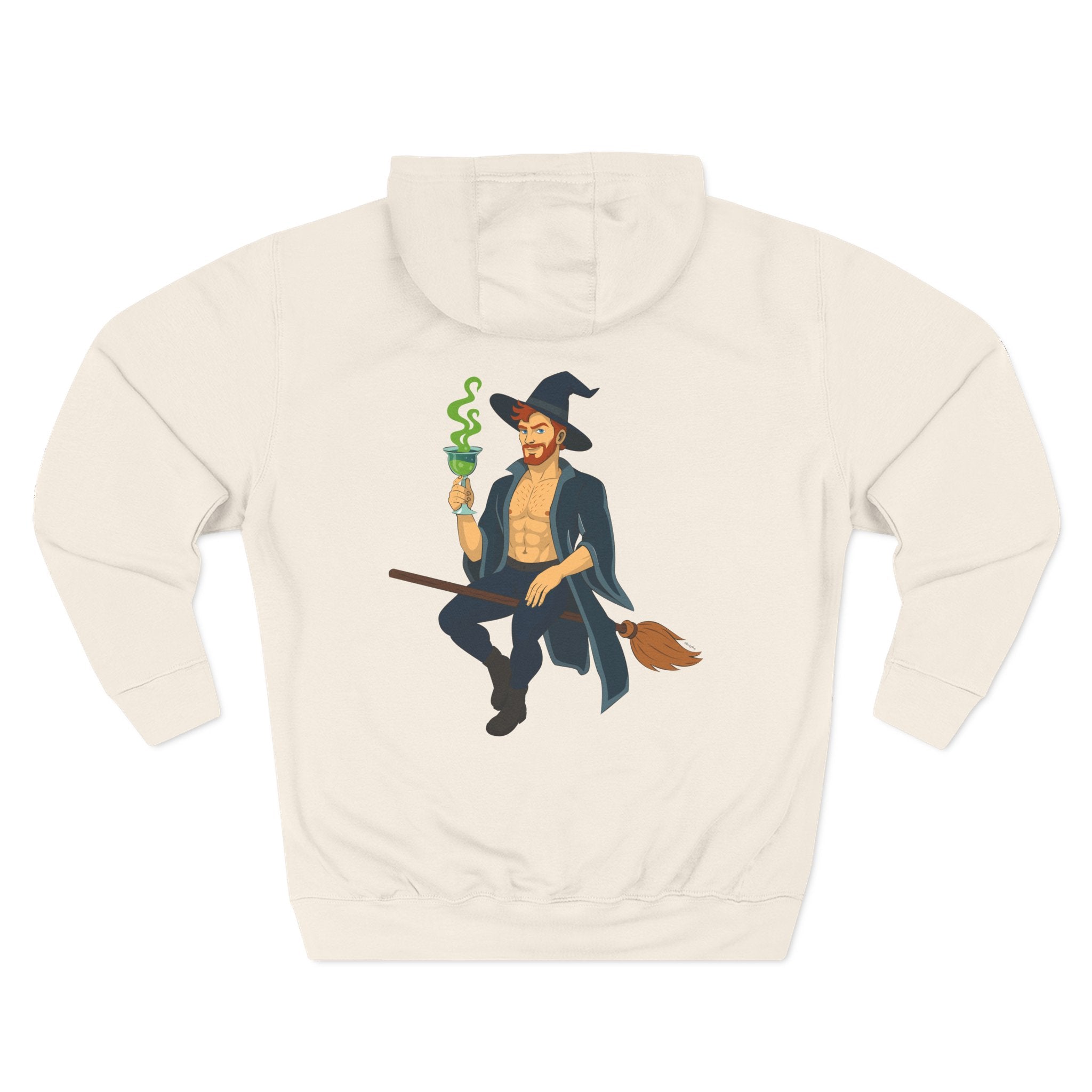 The Ginger Witch - Three-Panel Fleece Hoodie