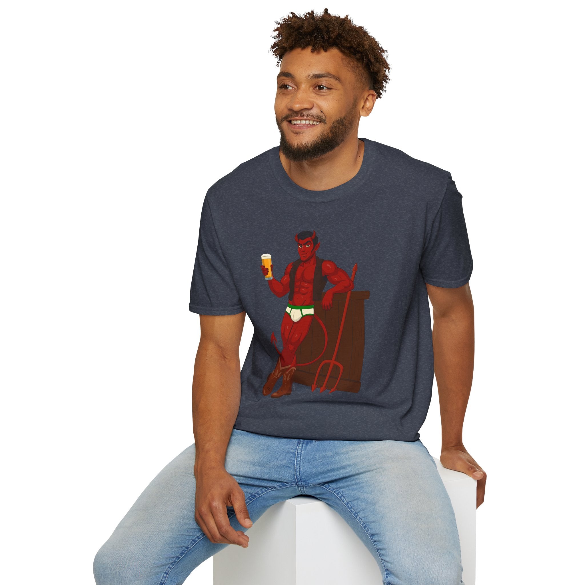 Saddle Up, Devil - Unisex Softstyle T-Shirt