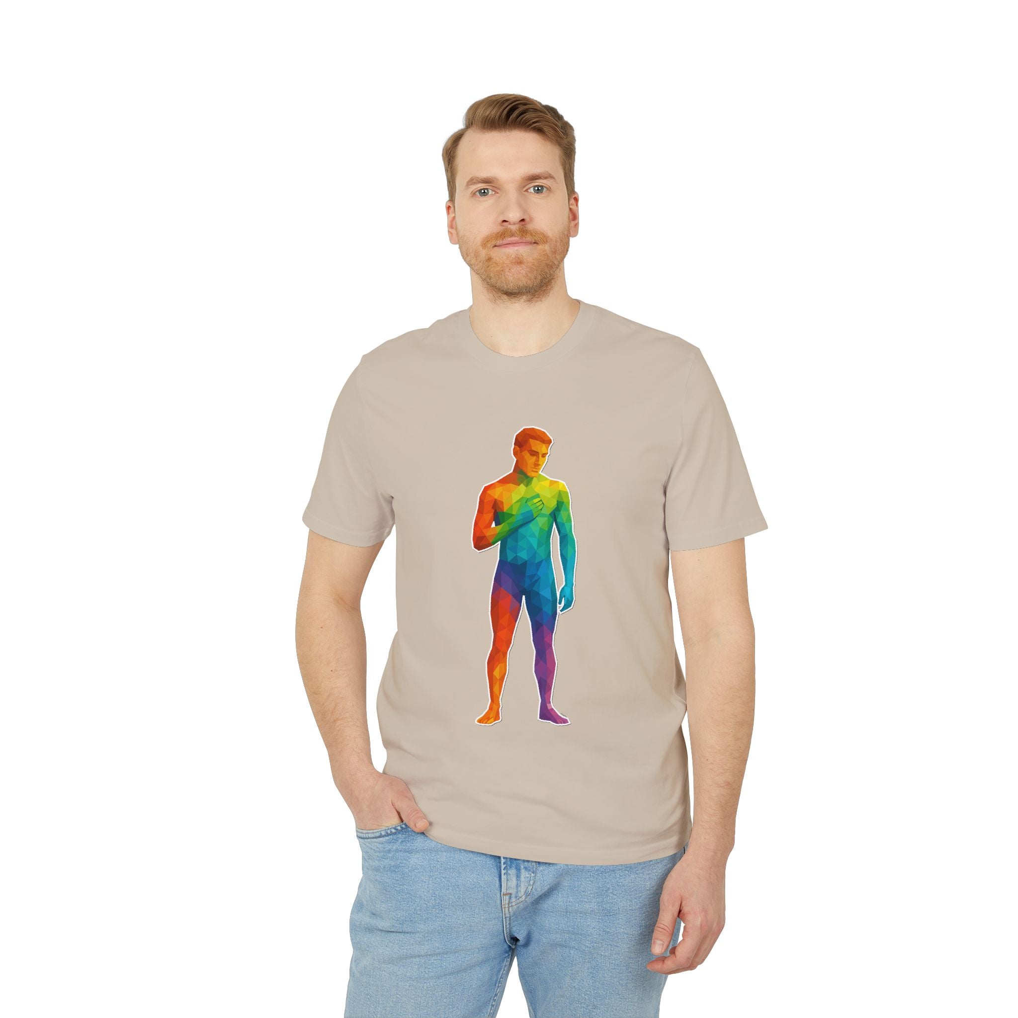 Geometric Pride Twink - Organic Staple T-shirt