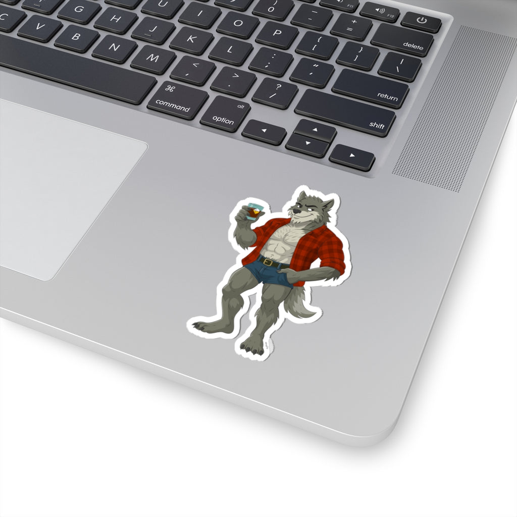 Lumberjack Werewolf - Cut Stickers
