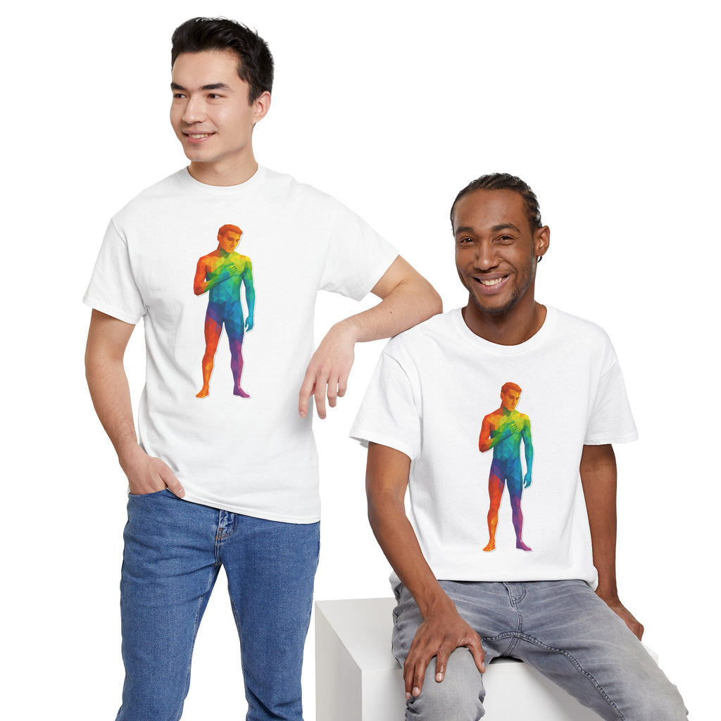 Geometric Pride Twink - Unisex Heavy Cotton Shirt