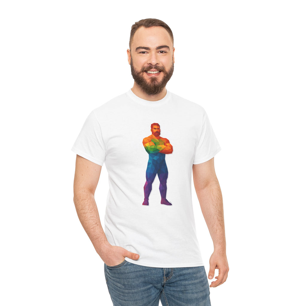 Geometric Pride Daddy - Unisex Heavy Cotton Shirt