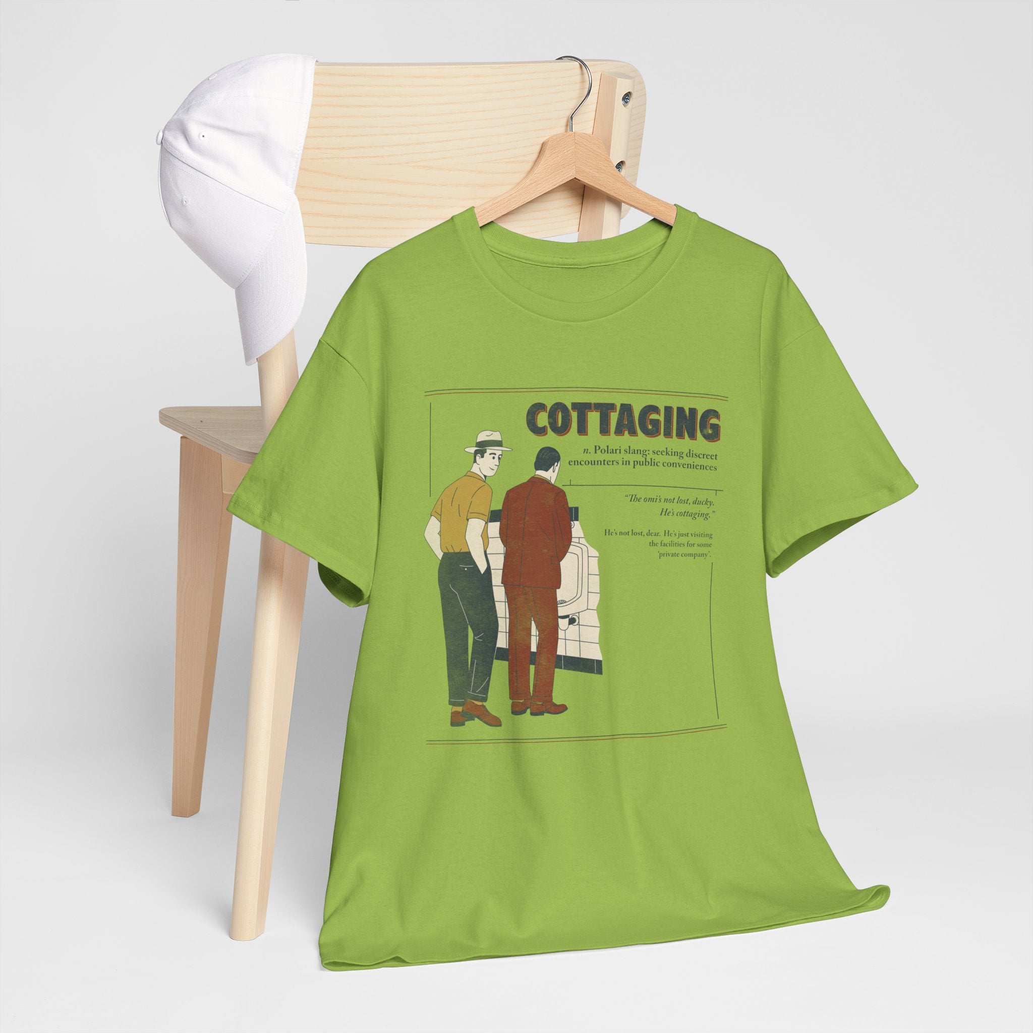 Polari: Cottaging - Unisex Heavy Cotton Shirt