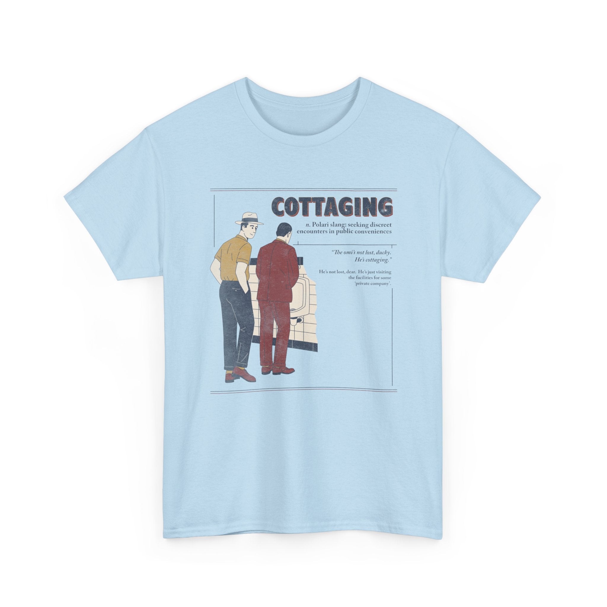 Polari: Cottaging - Unisex Heavy Cotton Shirt