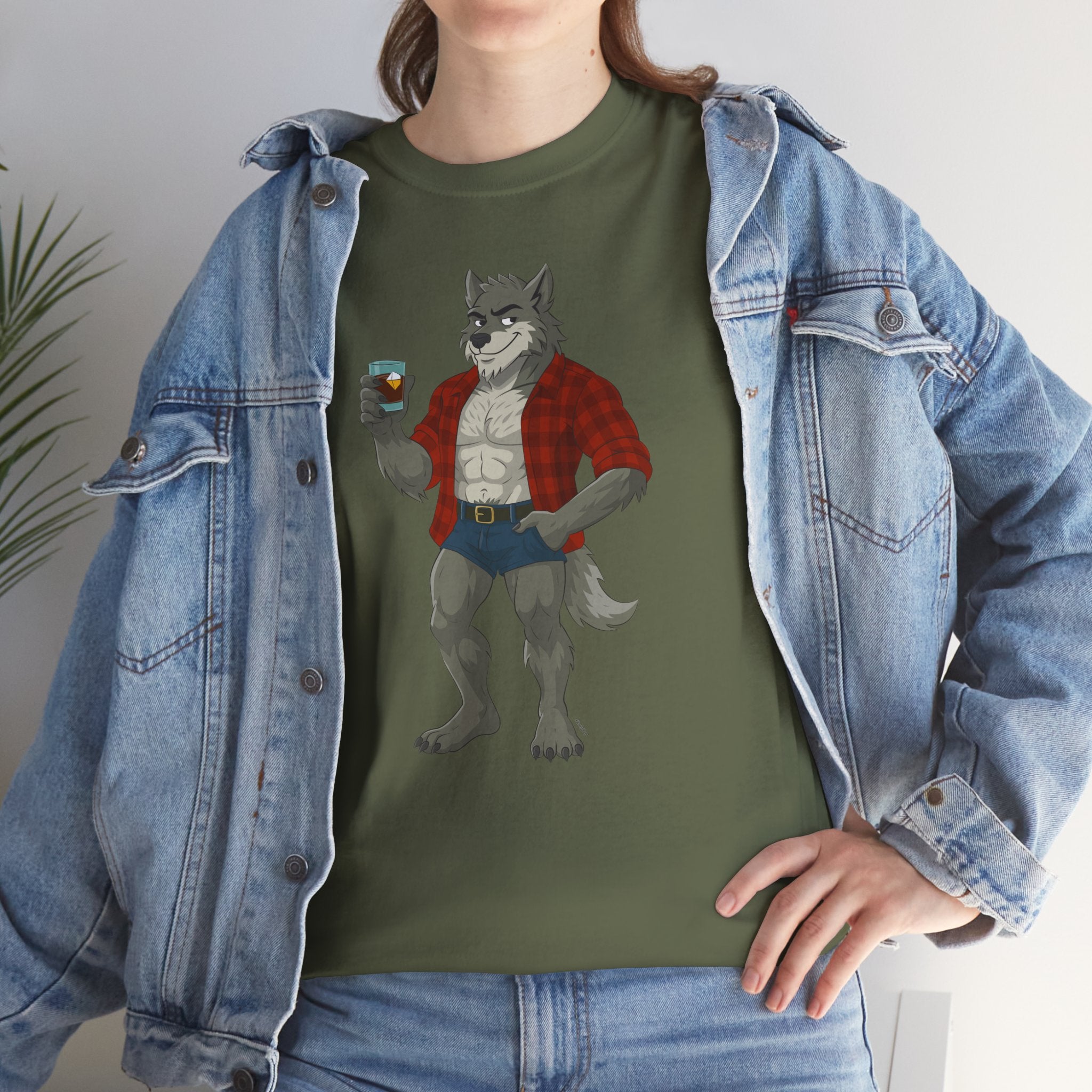 Lumberjack Werewolf - Unisex Heavy Cotton Shirt