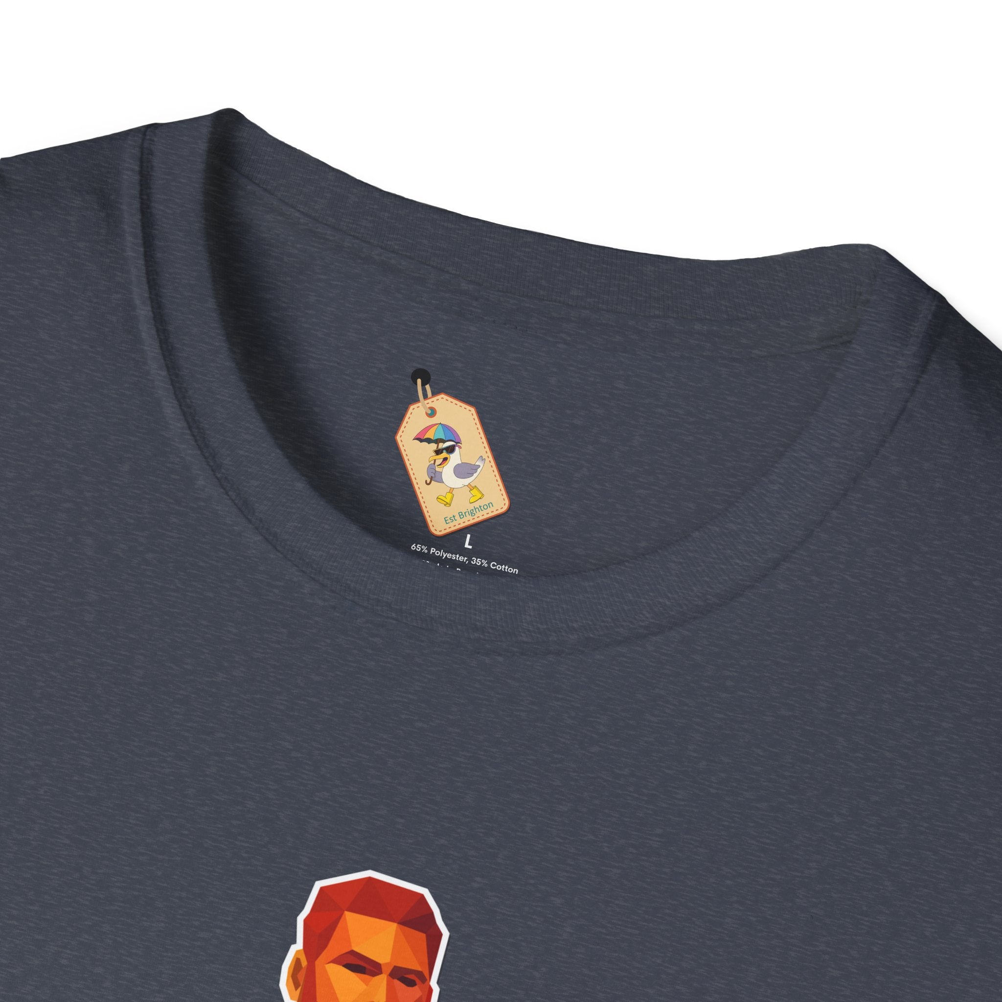 Geometric Pride Daddy - Unisex Softstyle T-Shirt