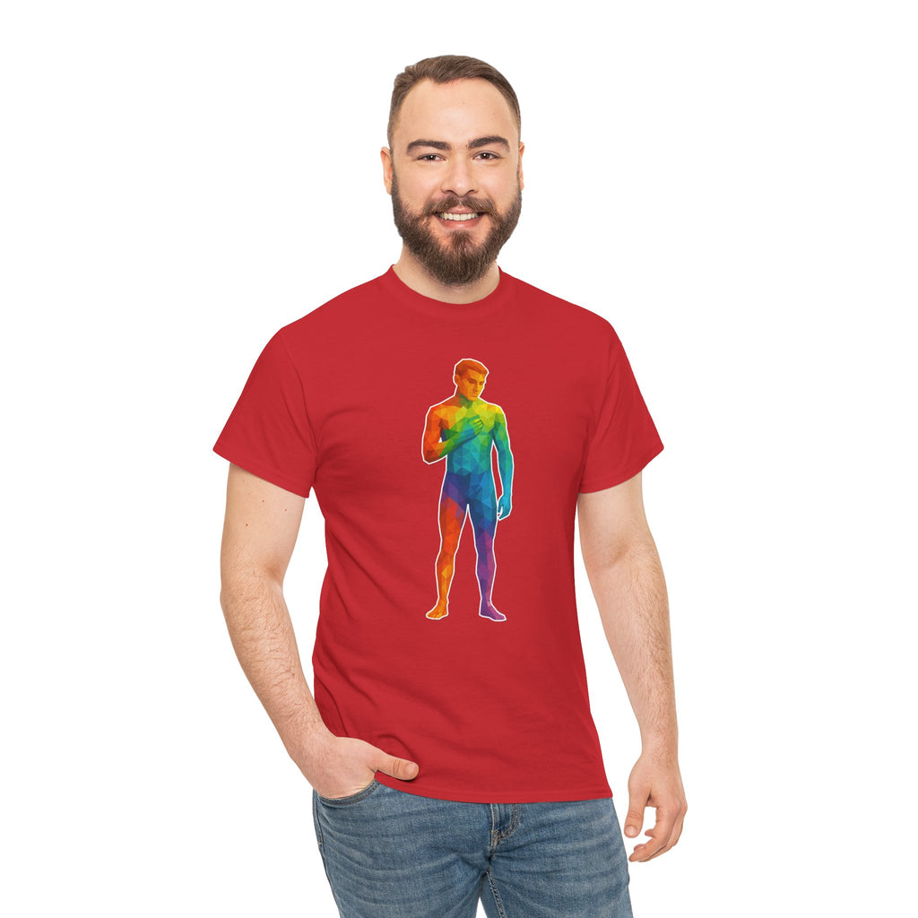 Geometric Pride Twink - Unisex Heavy Cotton Shirt