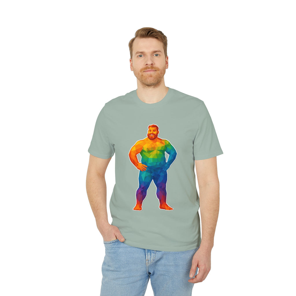 Geometric Pride Bear - Organic Staple T-shirt