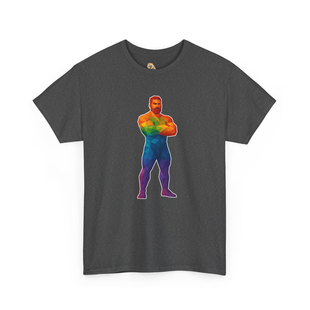 Geometric Pride Daddy - Unisex Heavy Cotton Shirt