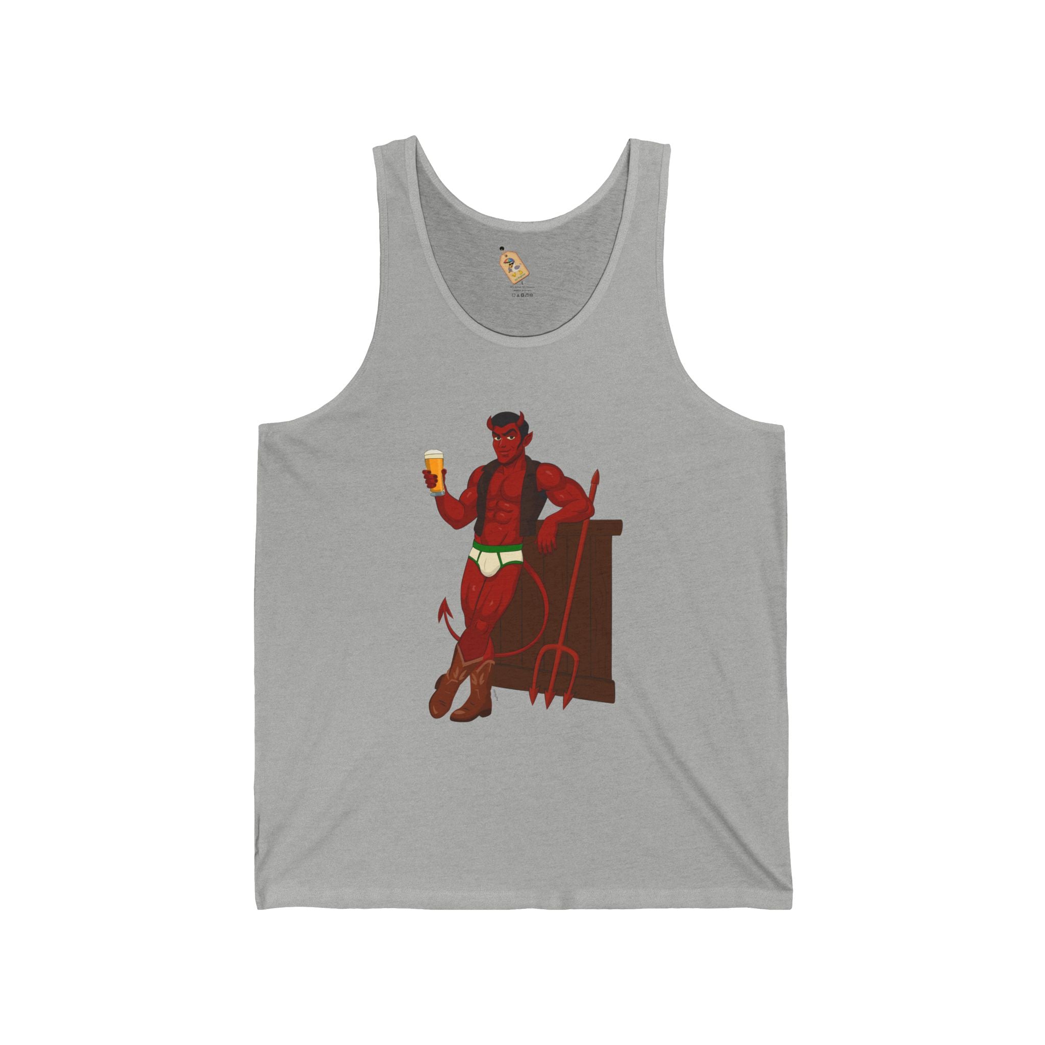 Saddle Up, Devil - Unisex Jersey Tank