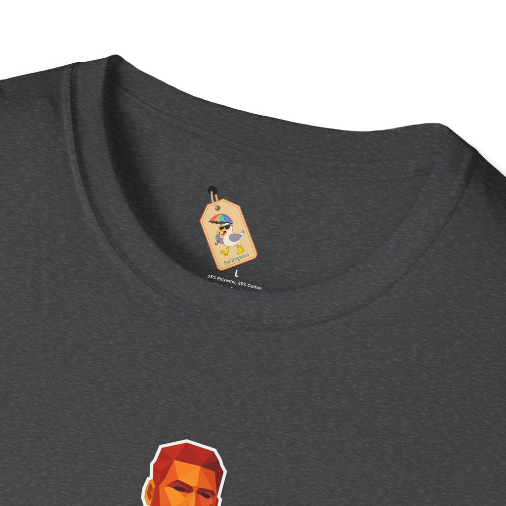 Geometric Pride Daddy - Unisex Softstyle T-Shirt