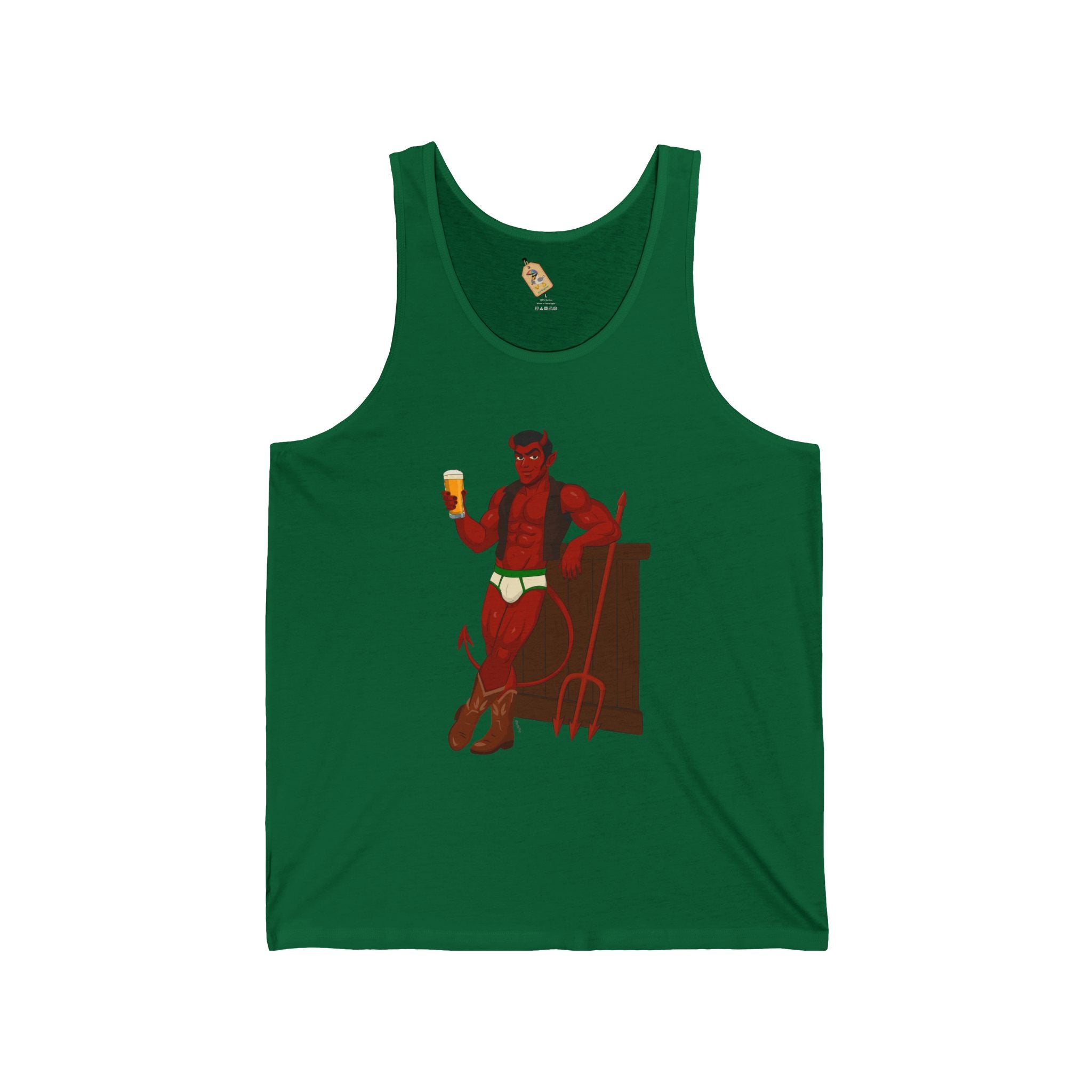Saddle Up, Devil - Unisex Jersey Tank