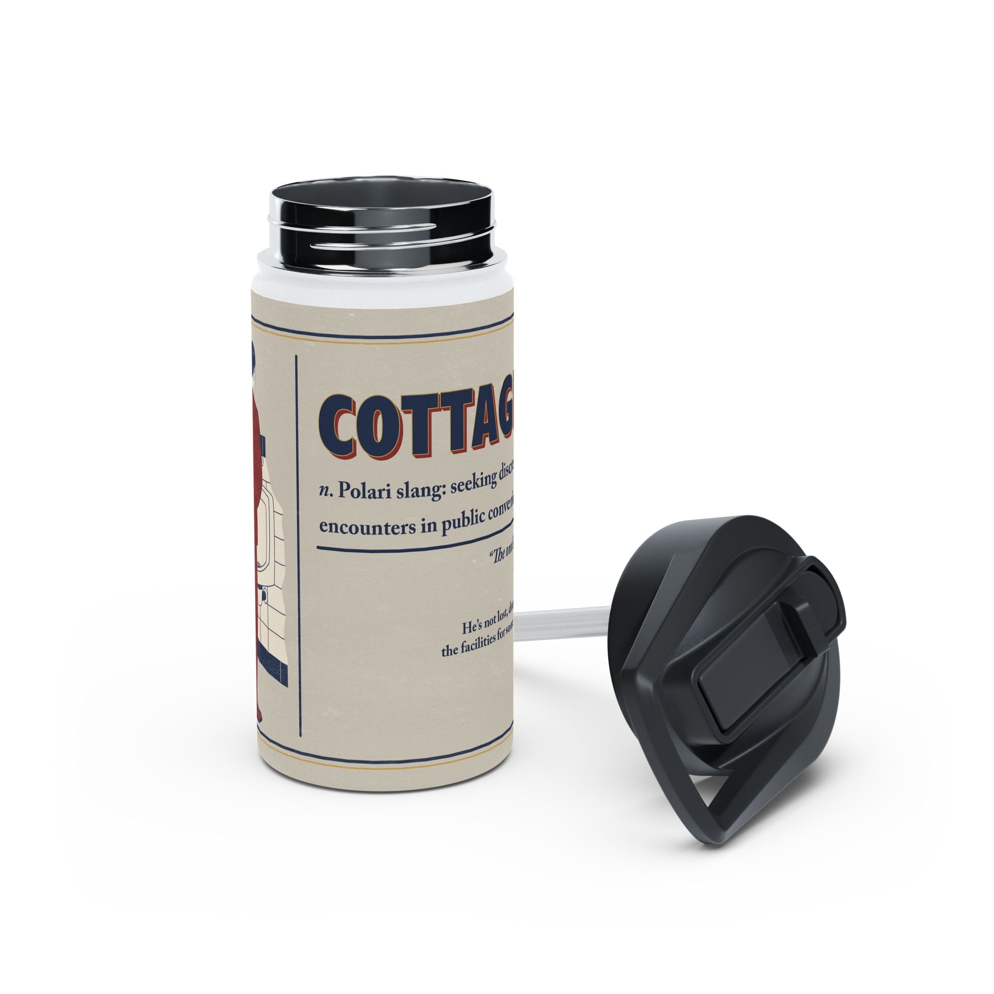 Polari: Cottaging. Stainless Steel Water Bottle