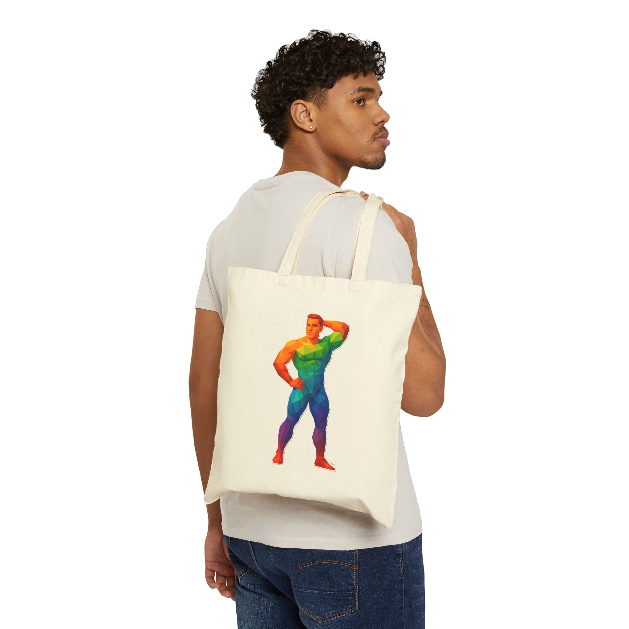 Geometric Hunk Tote Bag