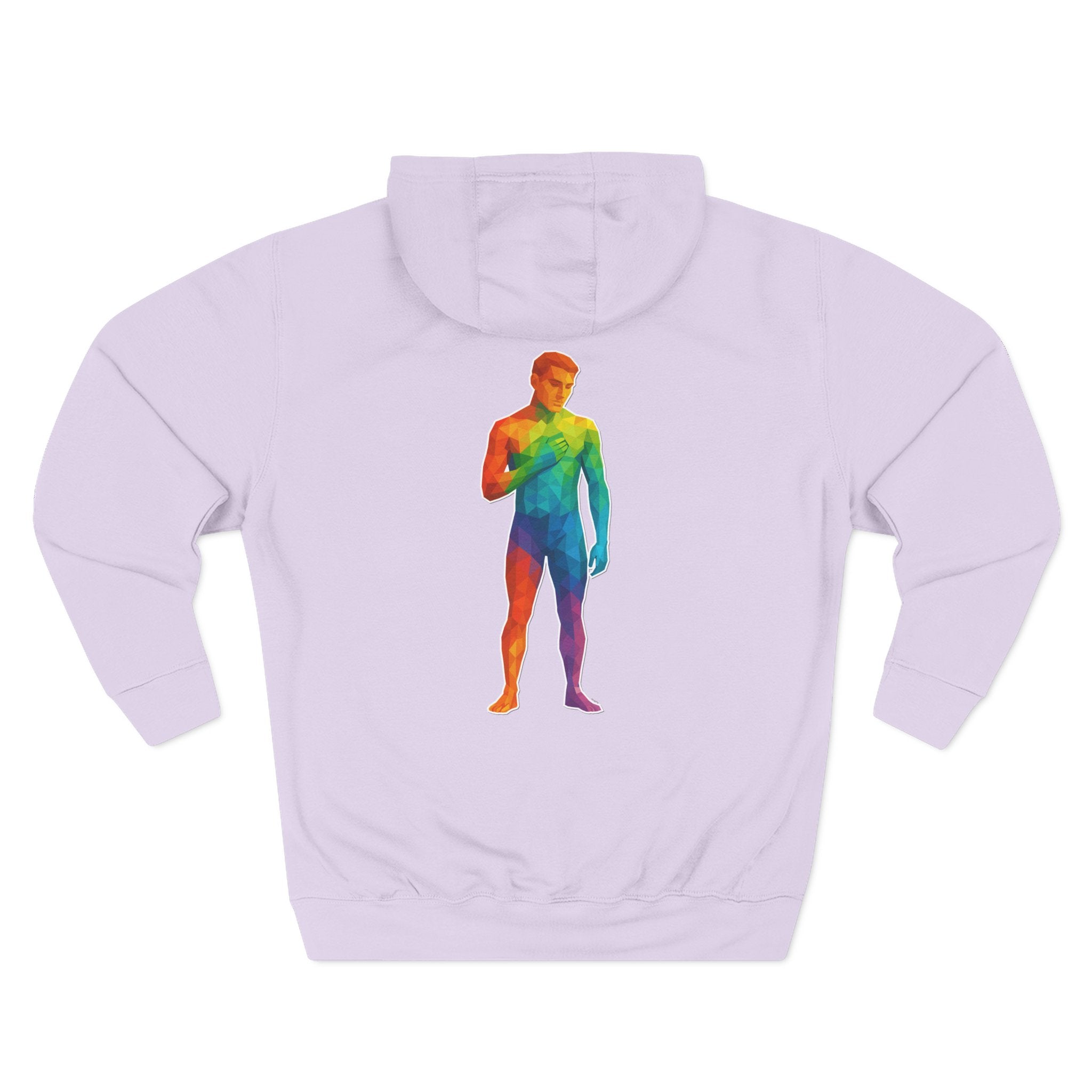 Geometric Pride Twink - Three-Panel Fleece Hoodie