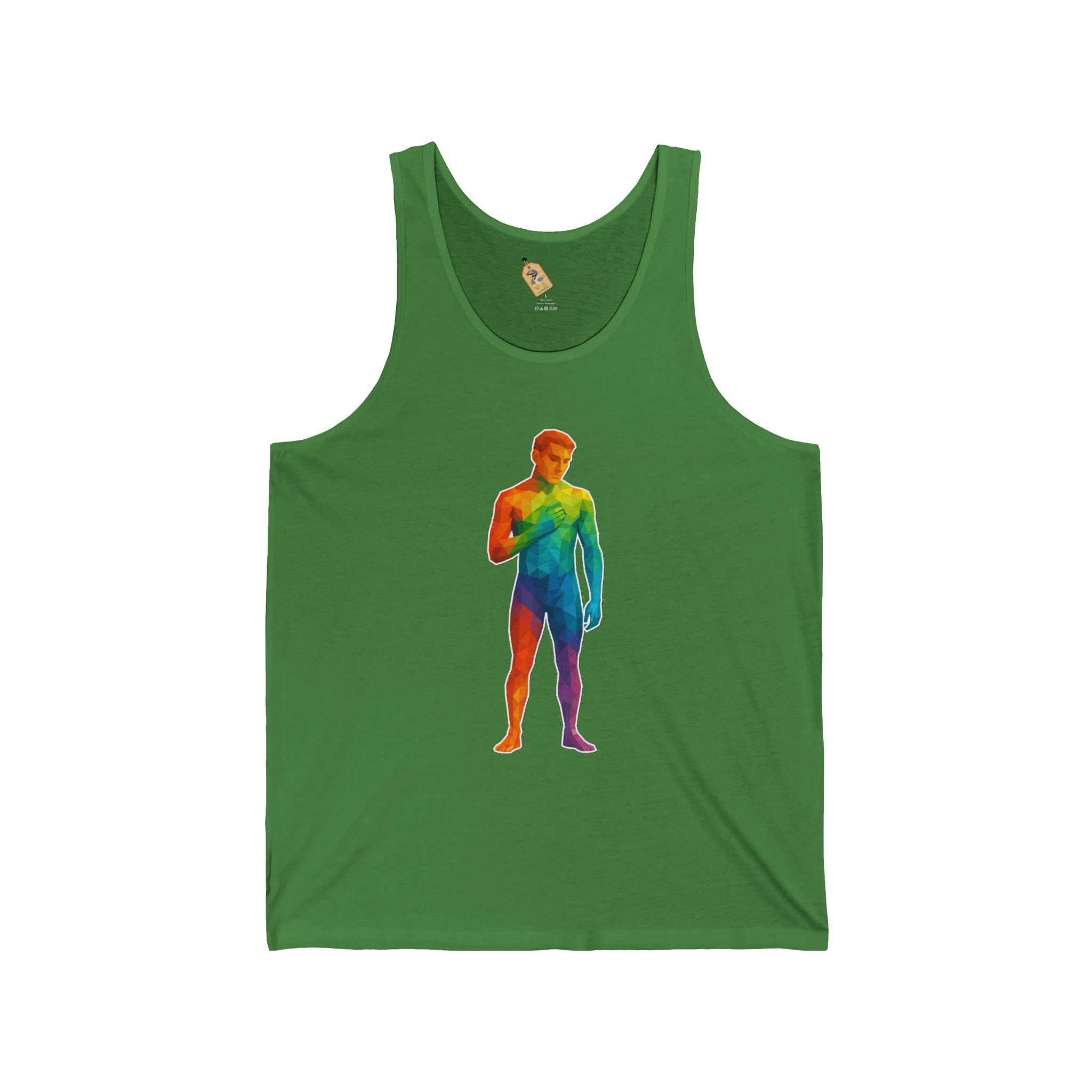 Geometric Pride Twink - Unisex Jersey Tank