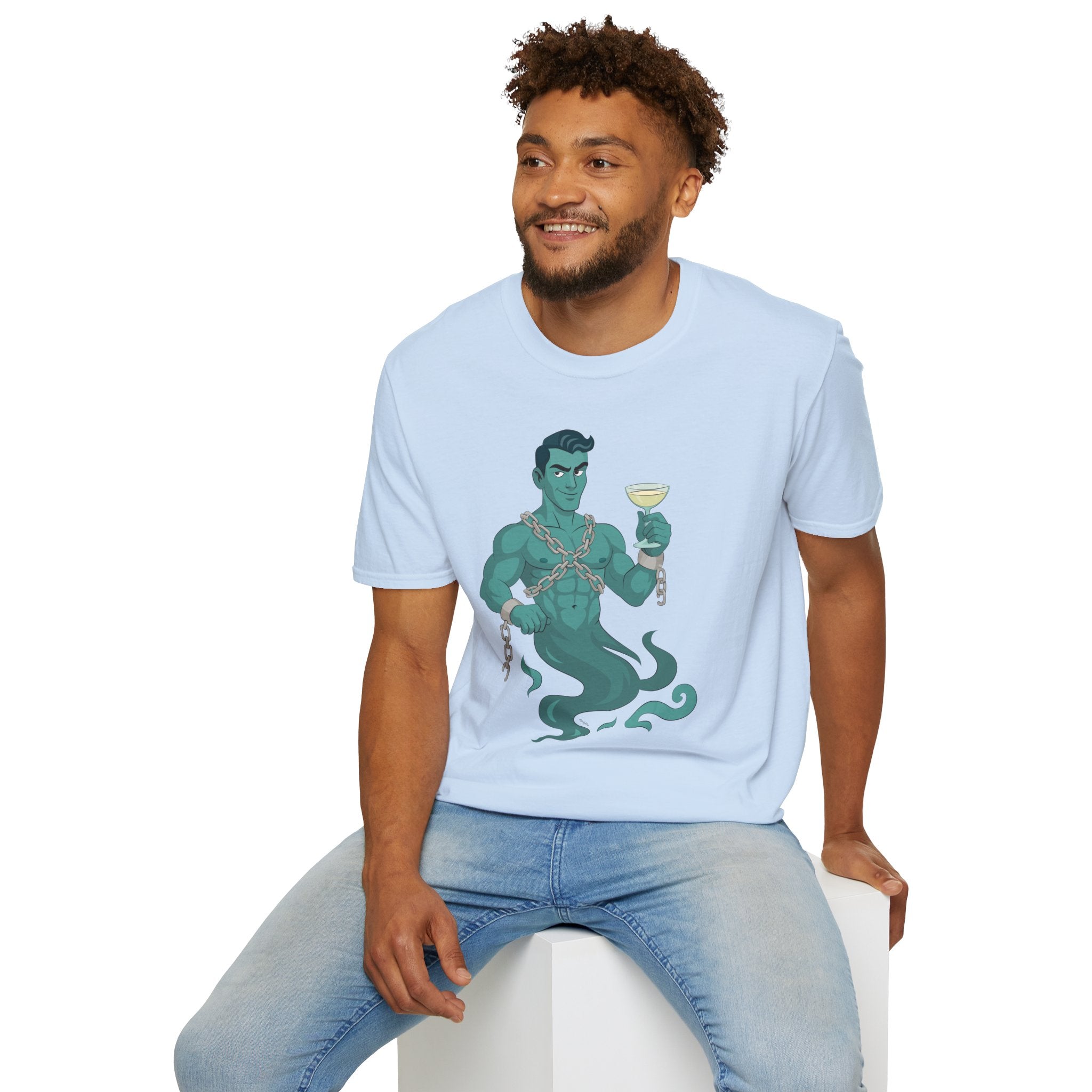 Hunk in chains - Unisex Softstyle T-Shirt