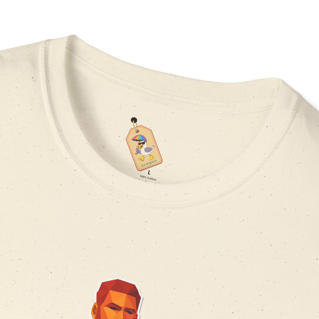 Geometric Pride Daddy - Unisex Softstyle T-Shirt