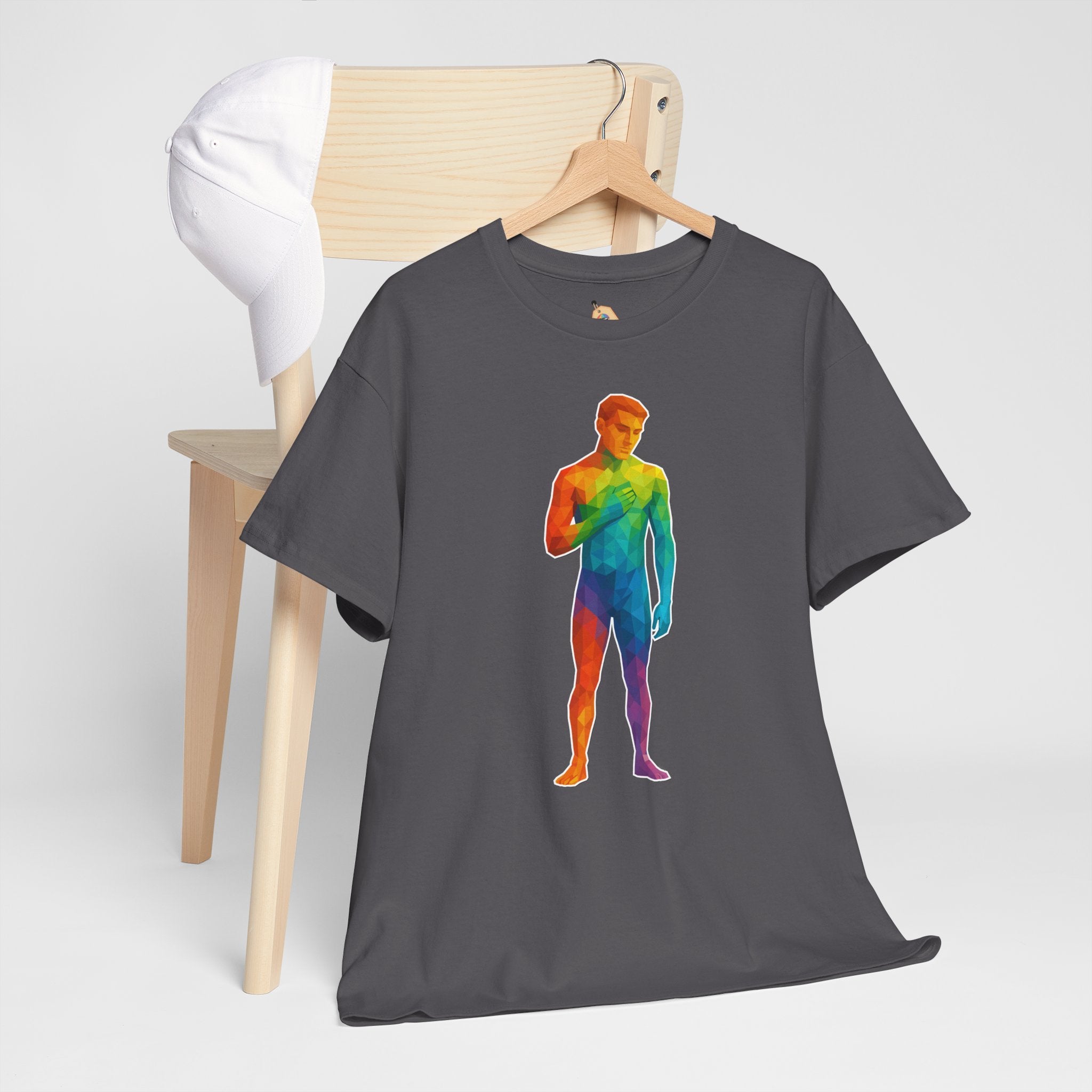 Geometric Pride Twink - Unisex Heavy Cotton Shirt