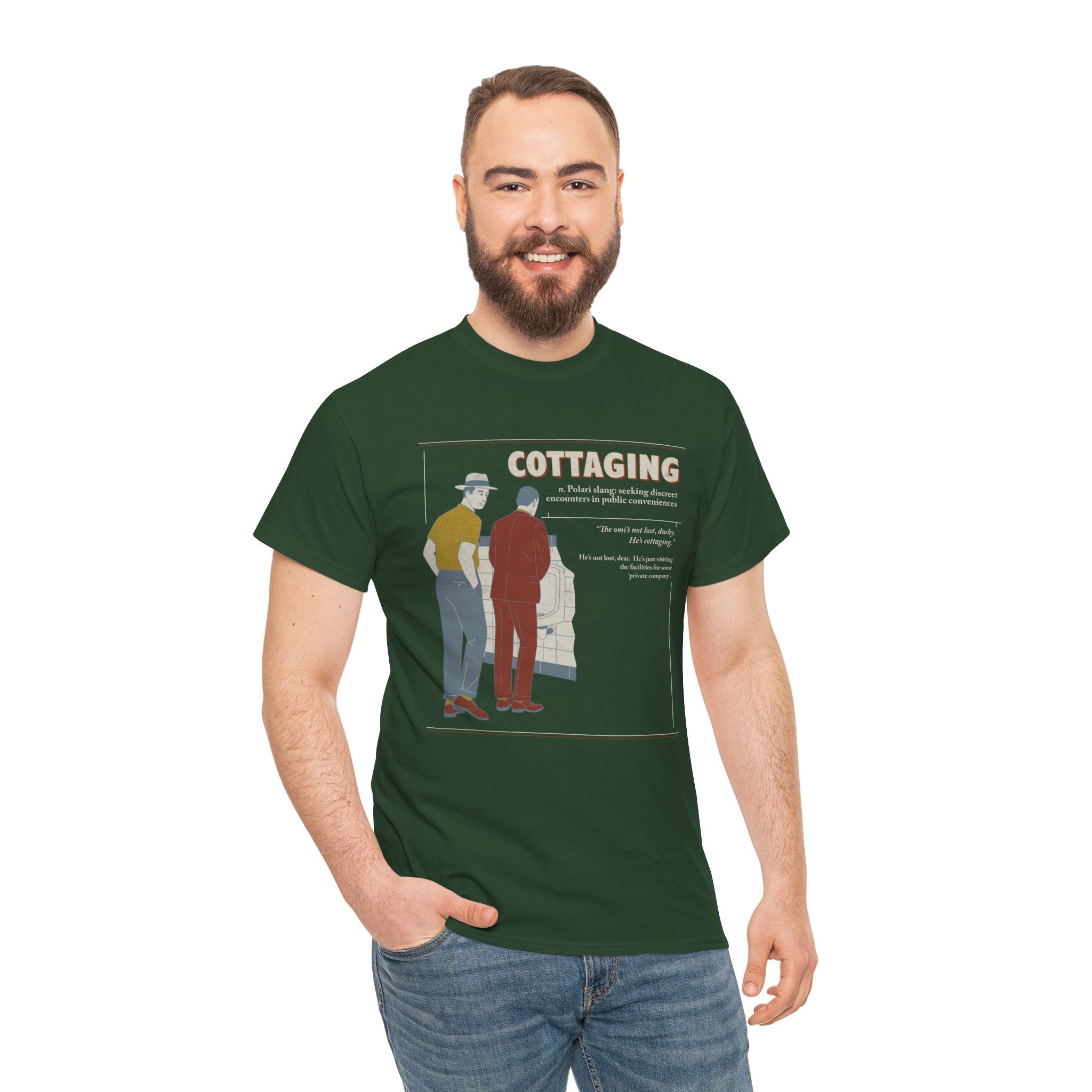 Polari: Cottaging - Unisex Heavy Cotton Shirt