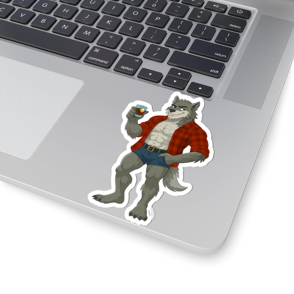 Lumberjack Werewolf - Cut Stickers