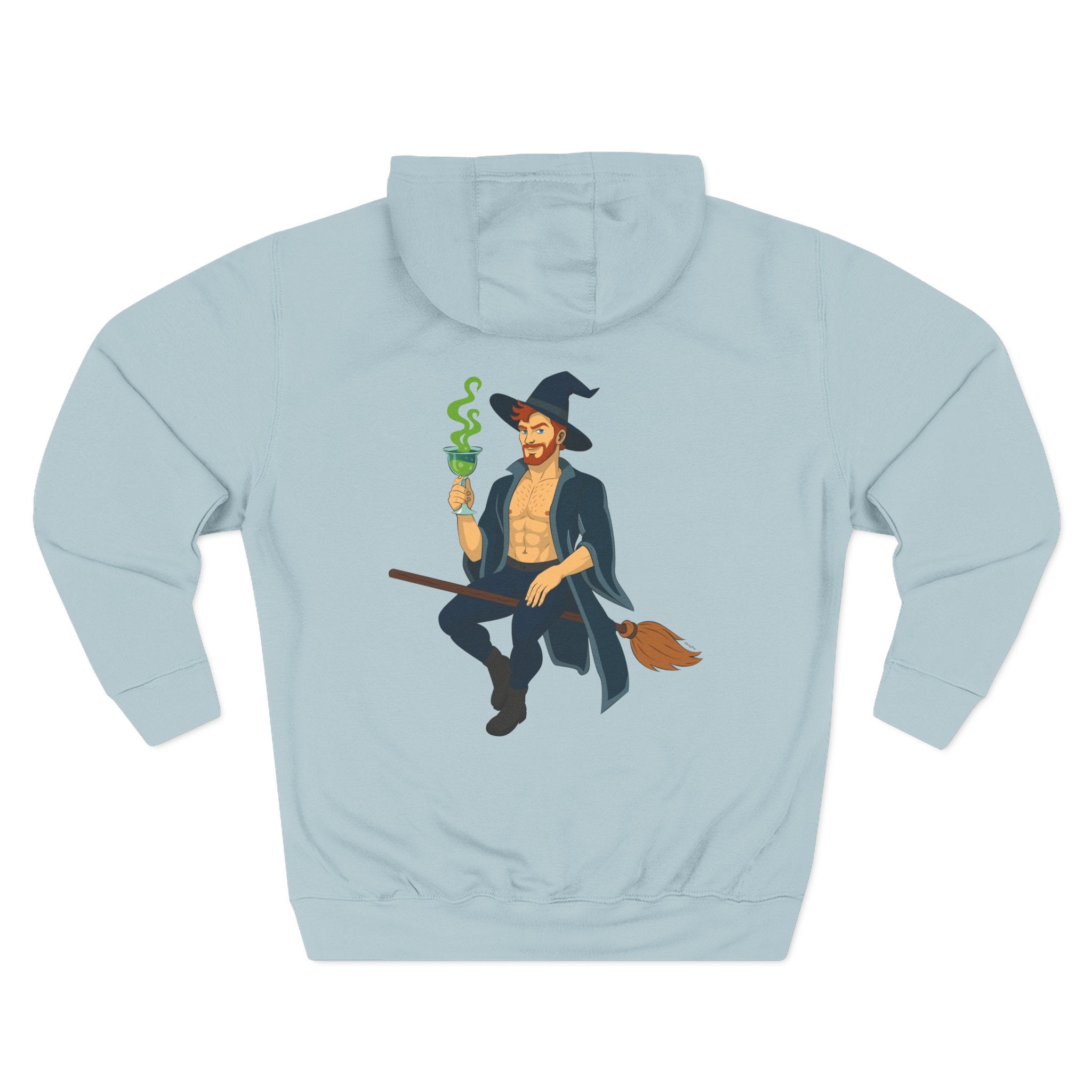 The Ginger Witch - Three-Panel Fleece Hoodie