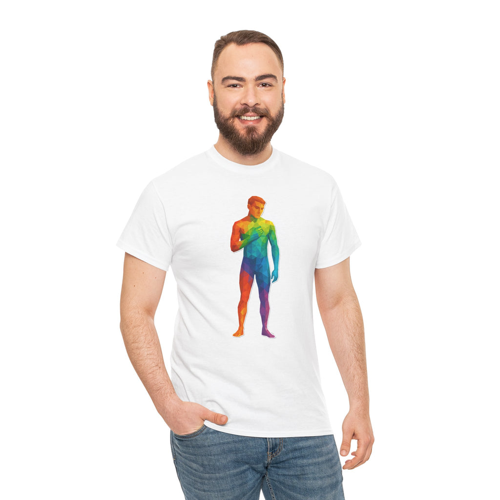 Geometric Pride Twink - Unisex Heavy Cotton Shirt