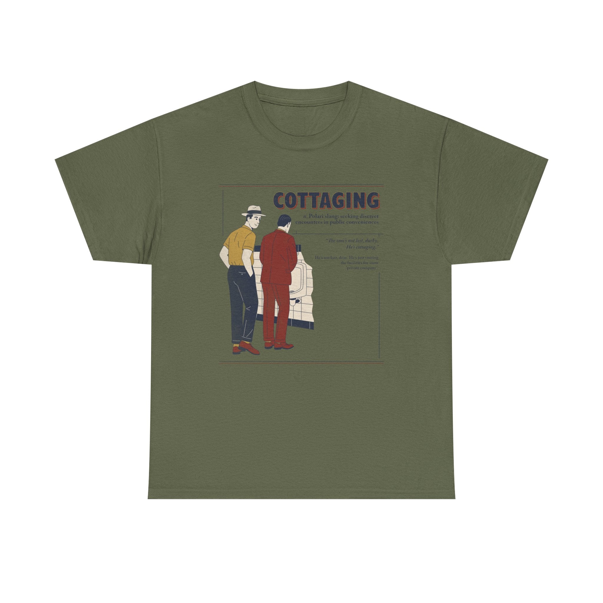 Polari: Cottaging - Unisex Heavy Cotton Shirt