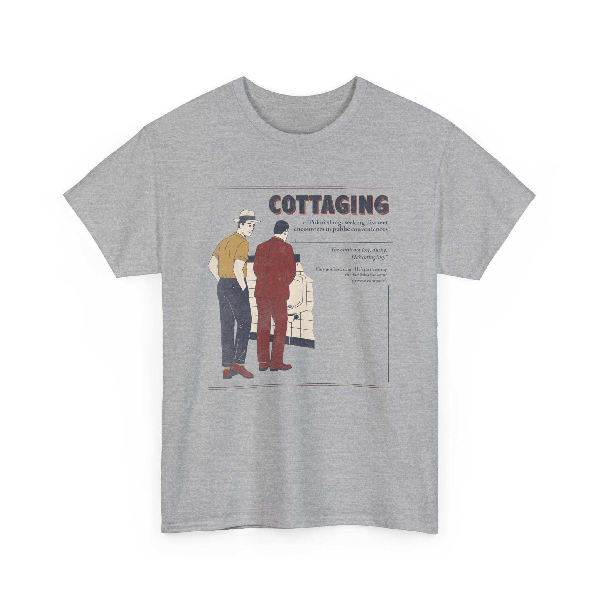 Polari: Cottaging - Unisex Heavy Cotton Shirt