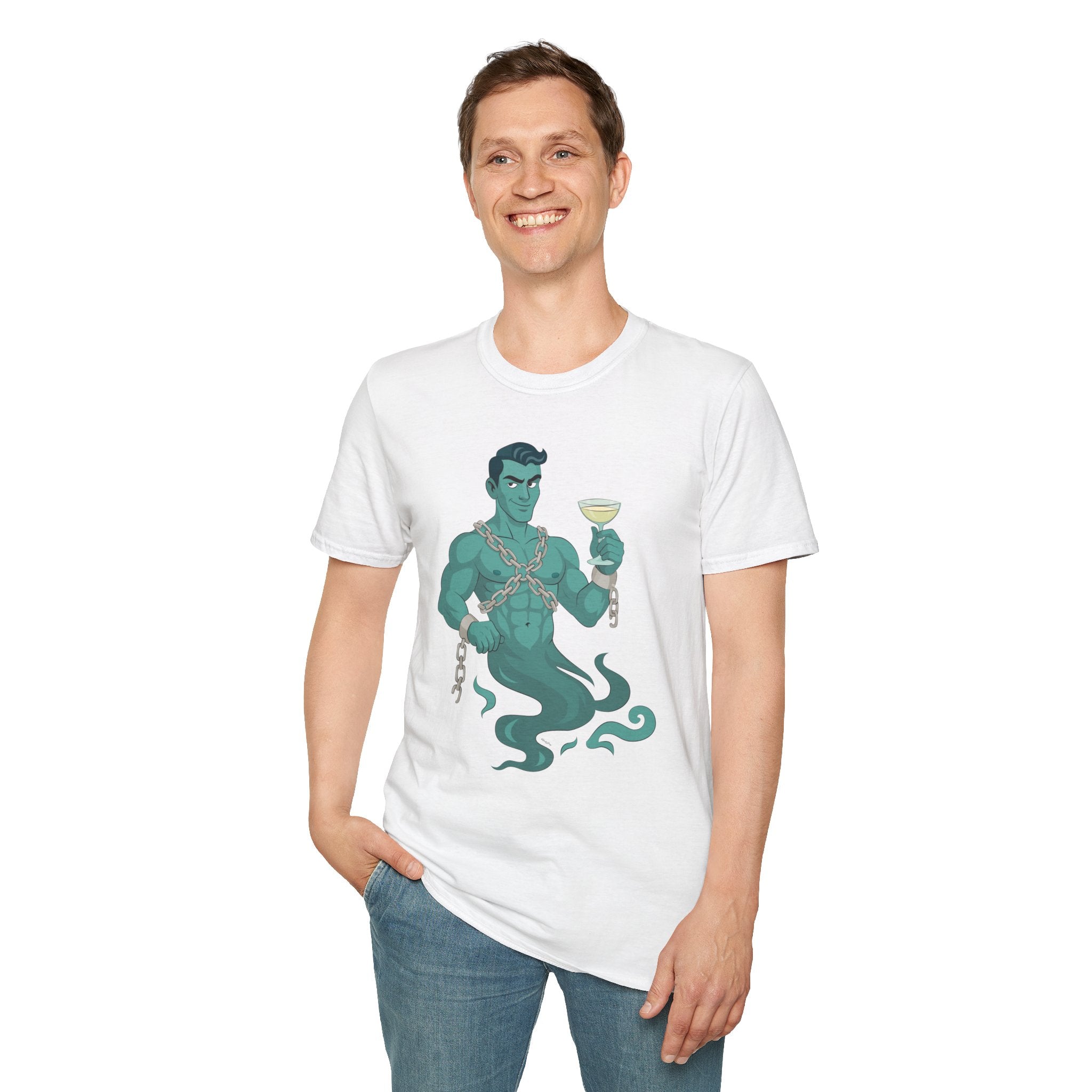 Hunk in chains - Unisex Softstyle T-Shirt