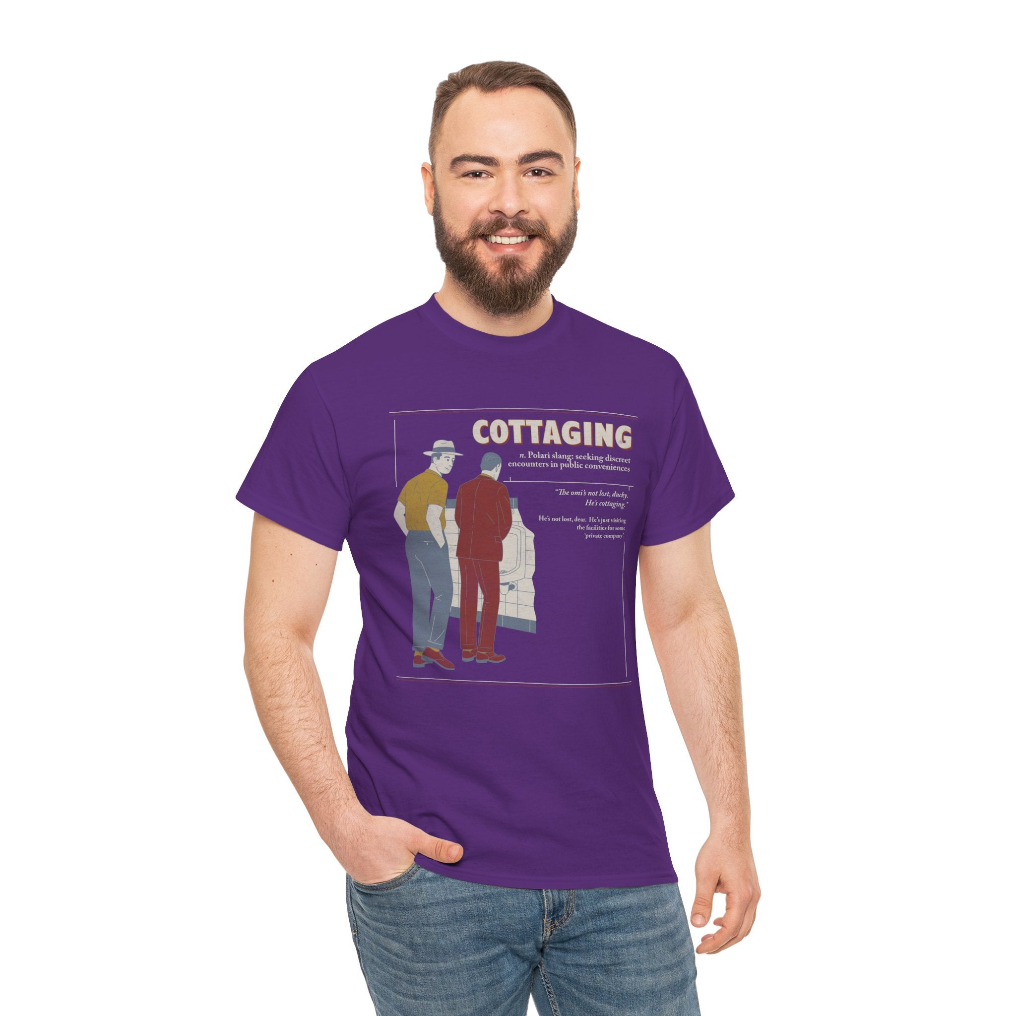 Polari: Cottaging - Unisex Heavy Cotton Shirt