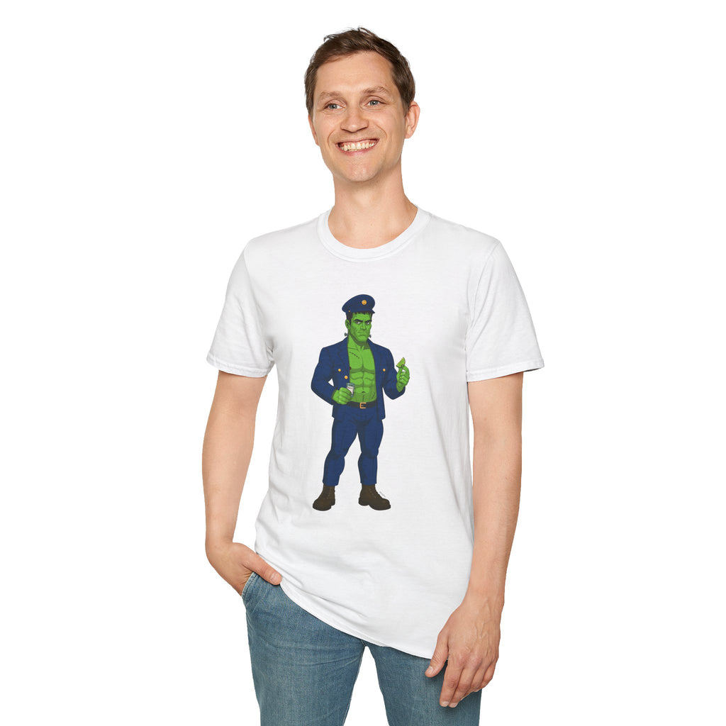 Major Frank N. Stein - Unisex Softstyle T-Shirt