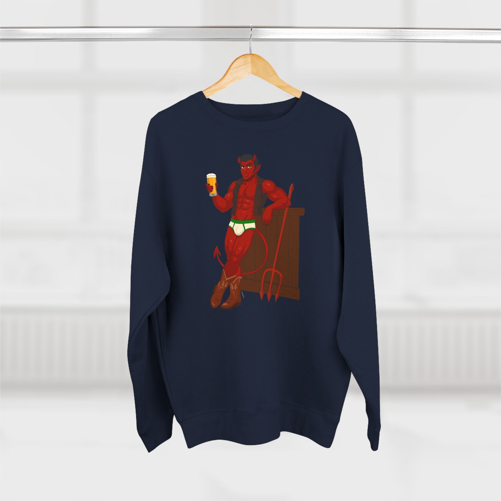 Saddle Up, Devil - Unisex Crewneck Sweatshirt