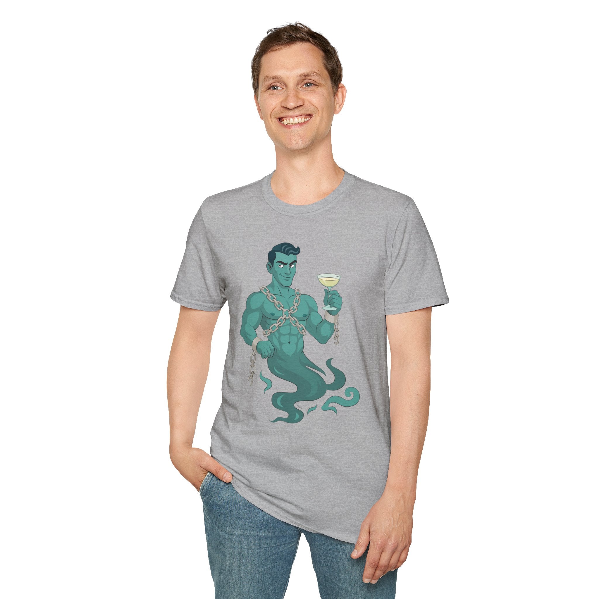 Hunk in chains - Unisex Softstyle T-Shirt