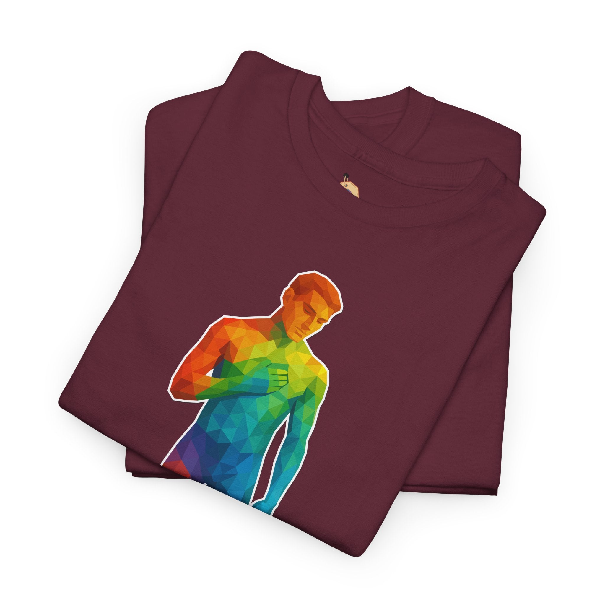 Geometric Pride Twink - Unisex Heavy Cotton Shirt