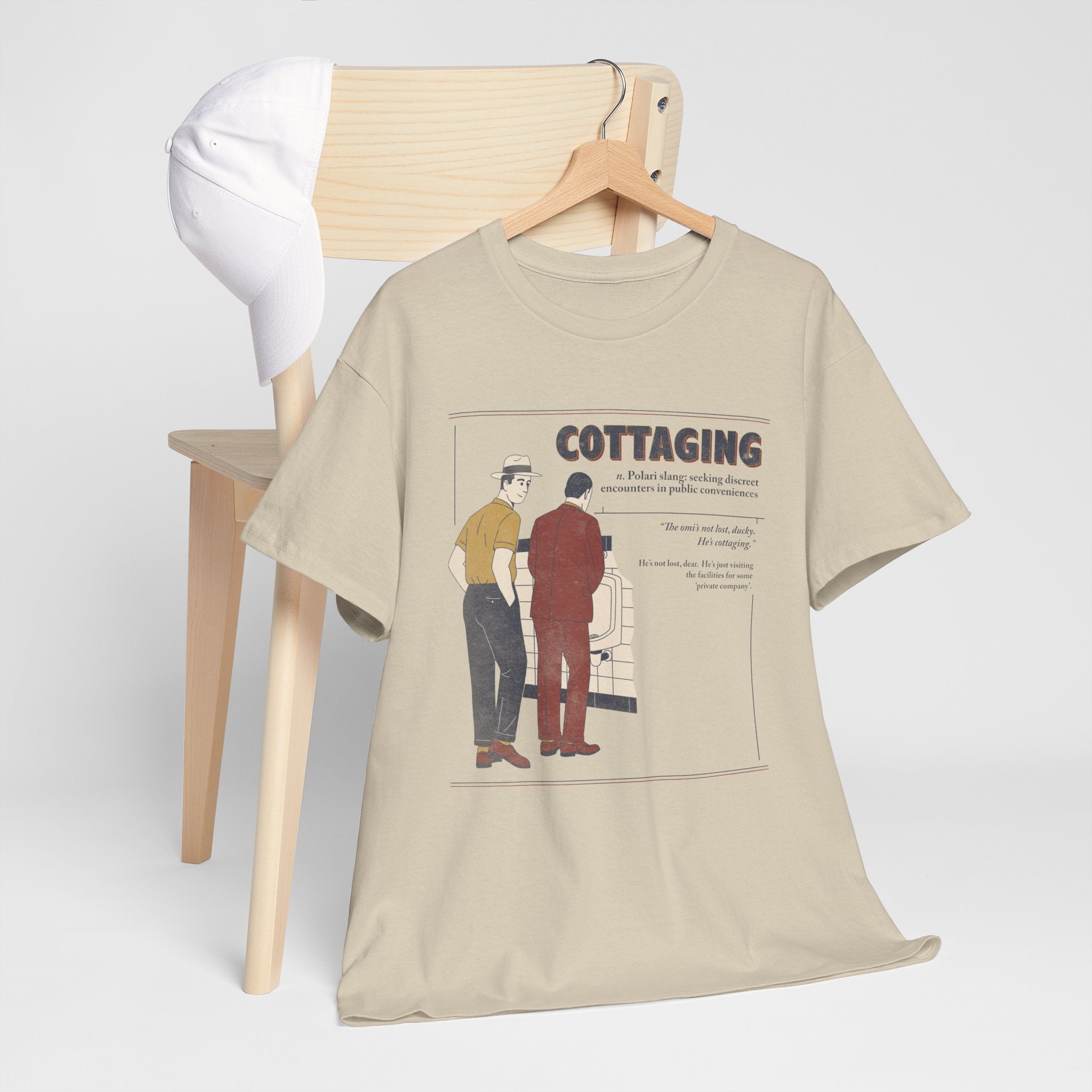 Polari: Cottaging - Unisex Heavy Cotton Shirt