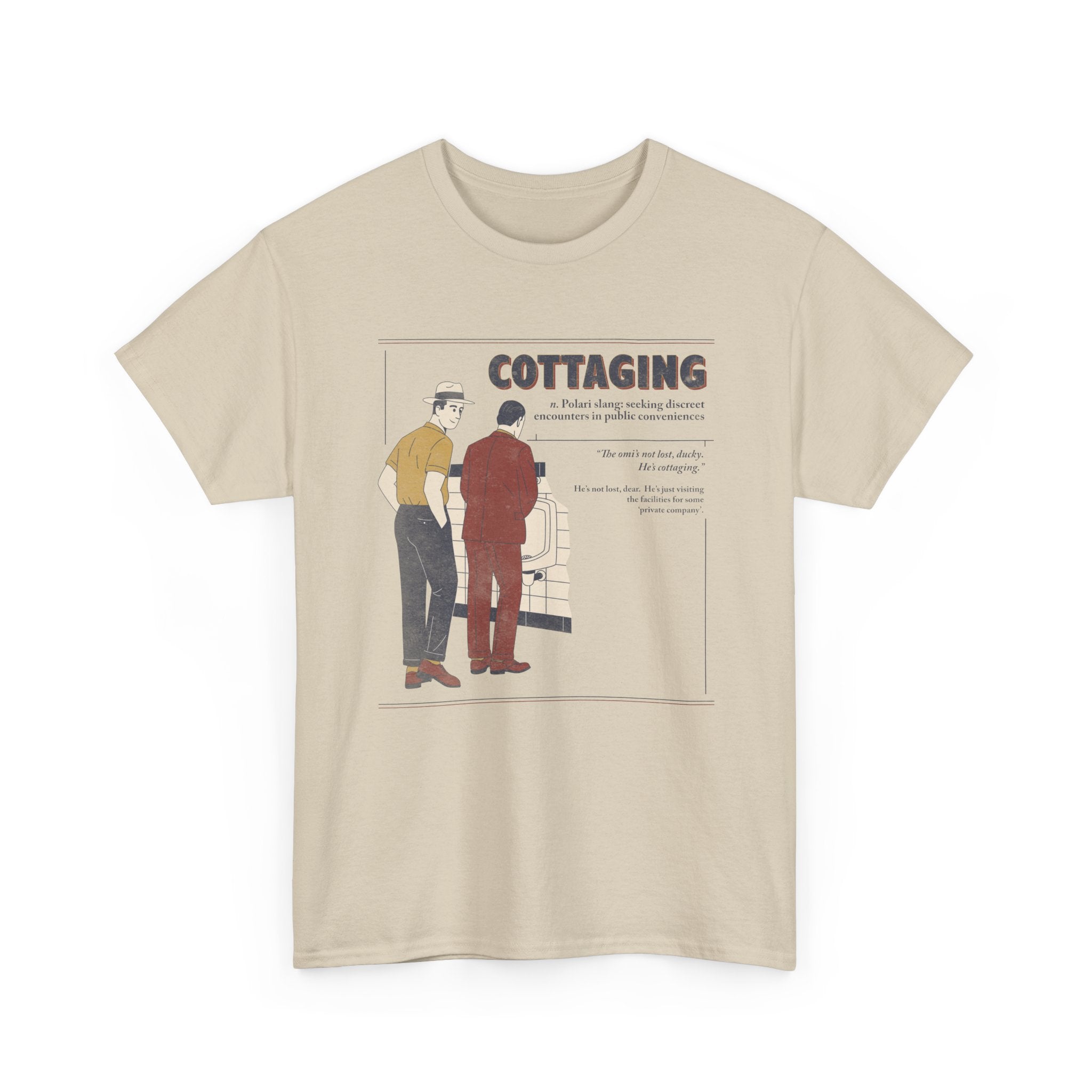 Polari: Cottaging - Unisex Heavy Cotton Shirt